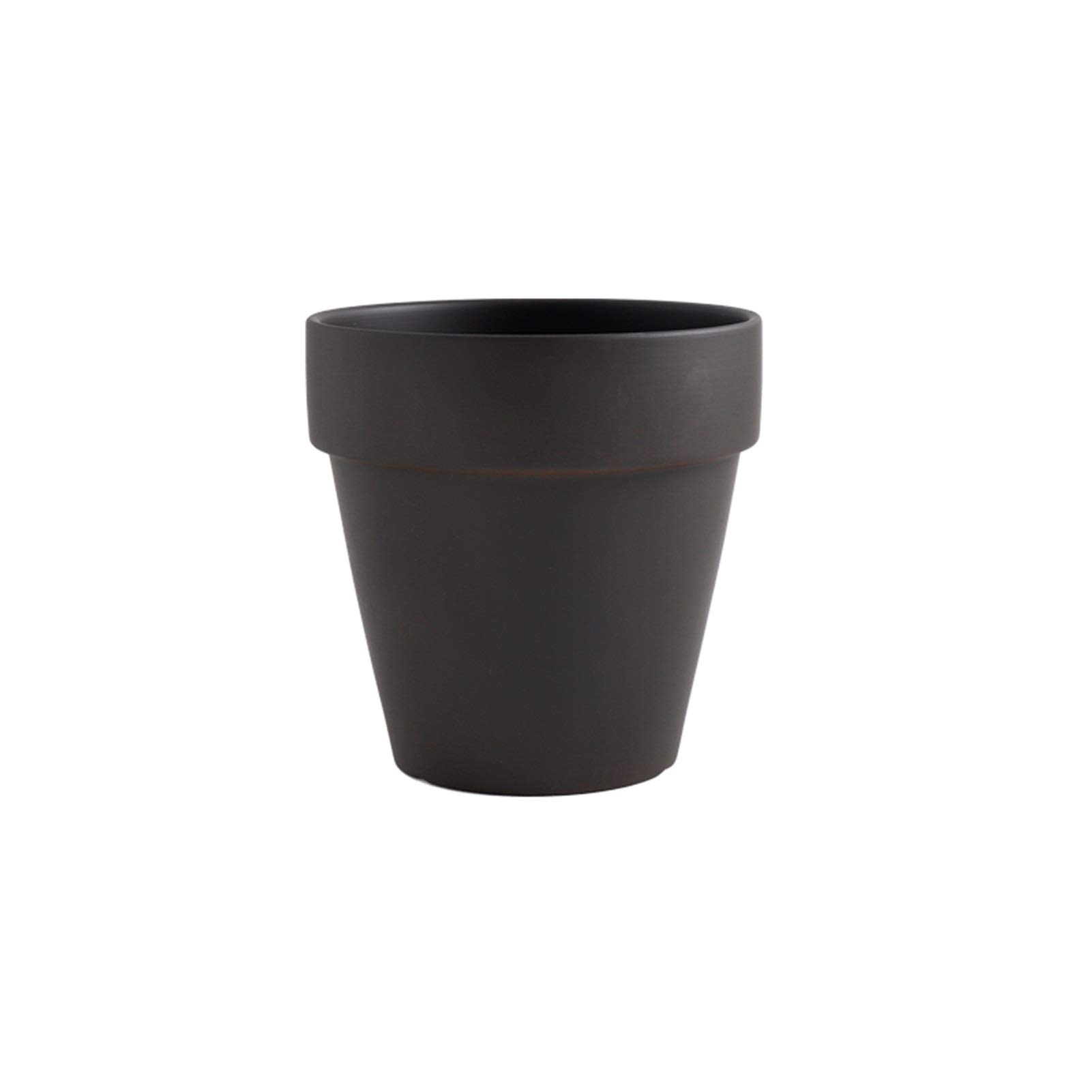 YI-YU Industrial Style Colorful Ceramic Plant Pots for Succulents & Green Plants - Cone-Shaped with Drainage Holes, 15x15cm Home Decor (Color 23) - Perfect for Indoor Gardening, Office Desk Decor & Gift Ideas