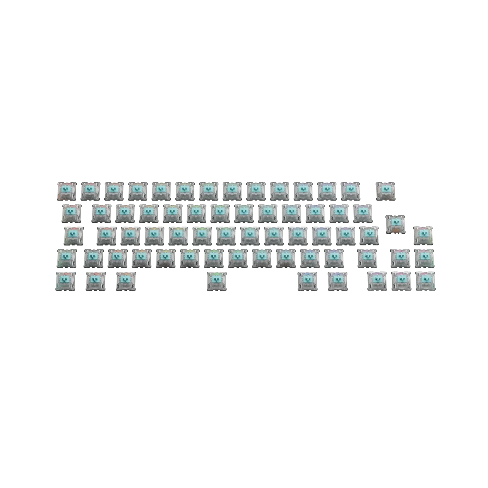 Glorious Lynx Silent MX 65 ISO Mechanical Keyboard Switches - Perfect for Quiet Gaming, Office Work & Typing