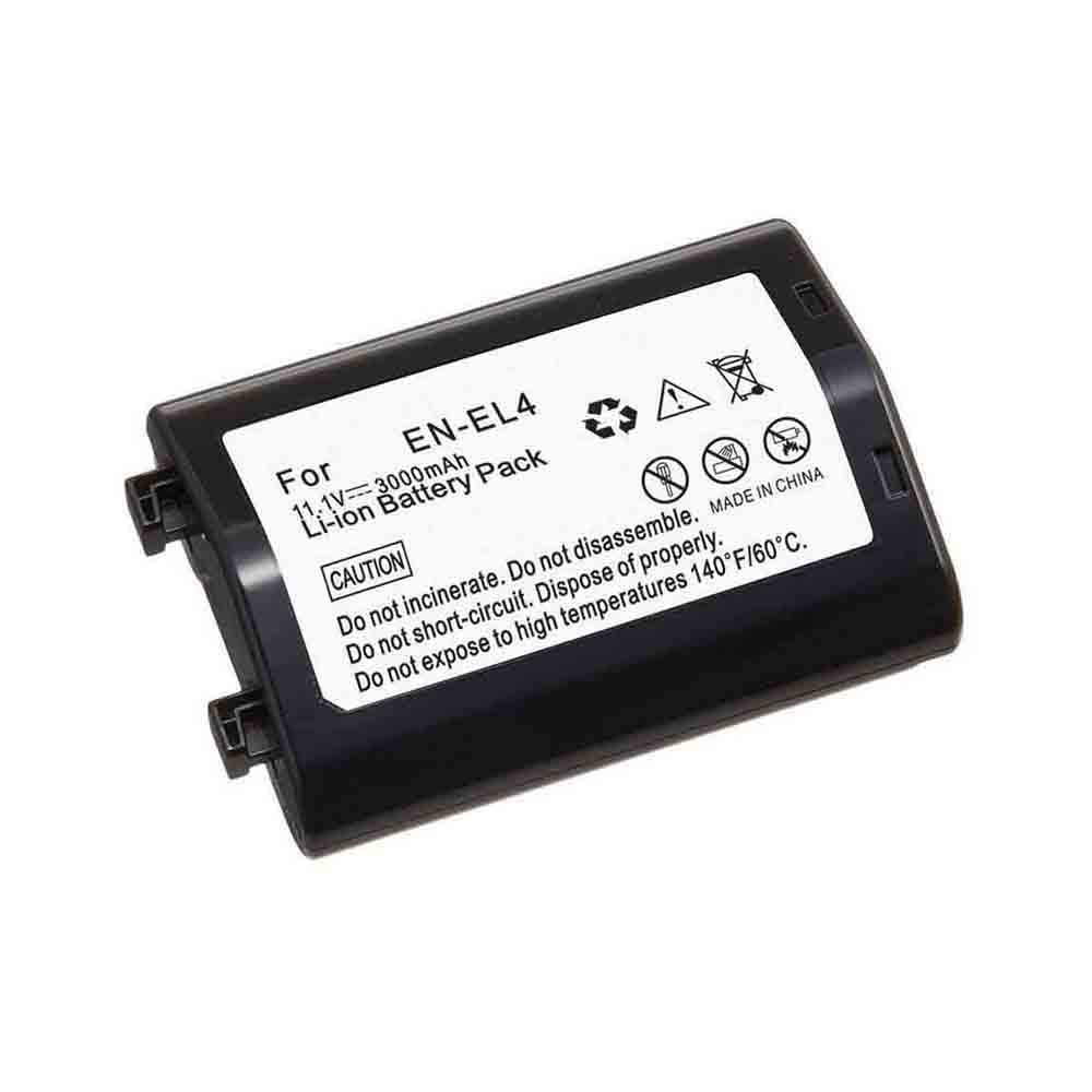 Nikon EN-EL4 Replacement Battery (2-Pack) - High Capacity Digital Camera & Camcorder Battery with Free Lens Pouch - Perfect for Nikon D2, D3 Series DSLRs and Professional Photography