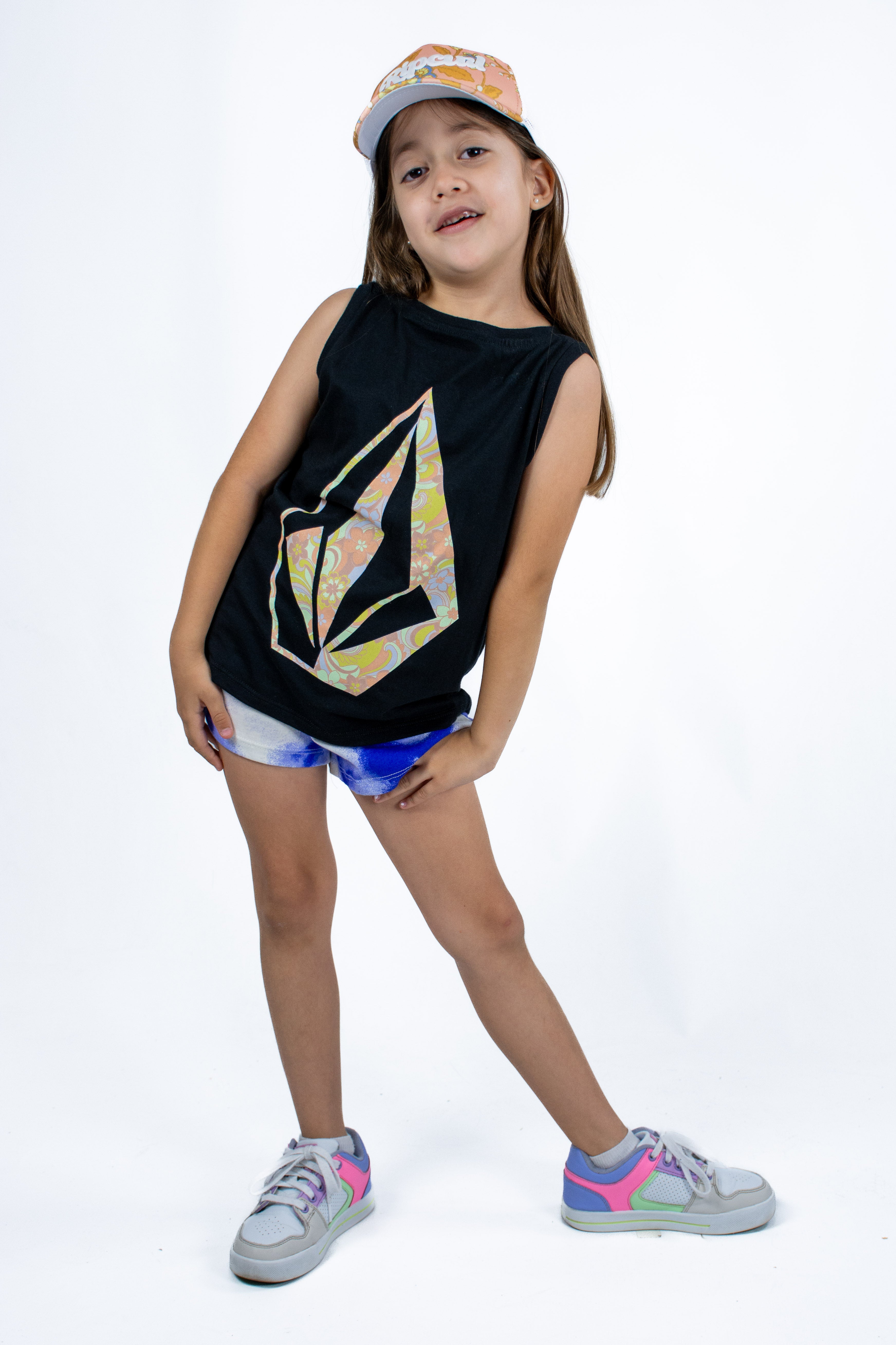 Volcom Kids JM Tee Sm Flexin Music Graphic T-Shirt - Soft Cotton Short Sleeve Shirt for Boys & Girls - Perfect for School, Playdates & Casual Wear