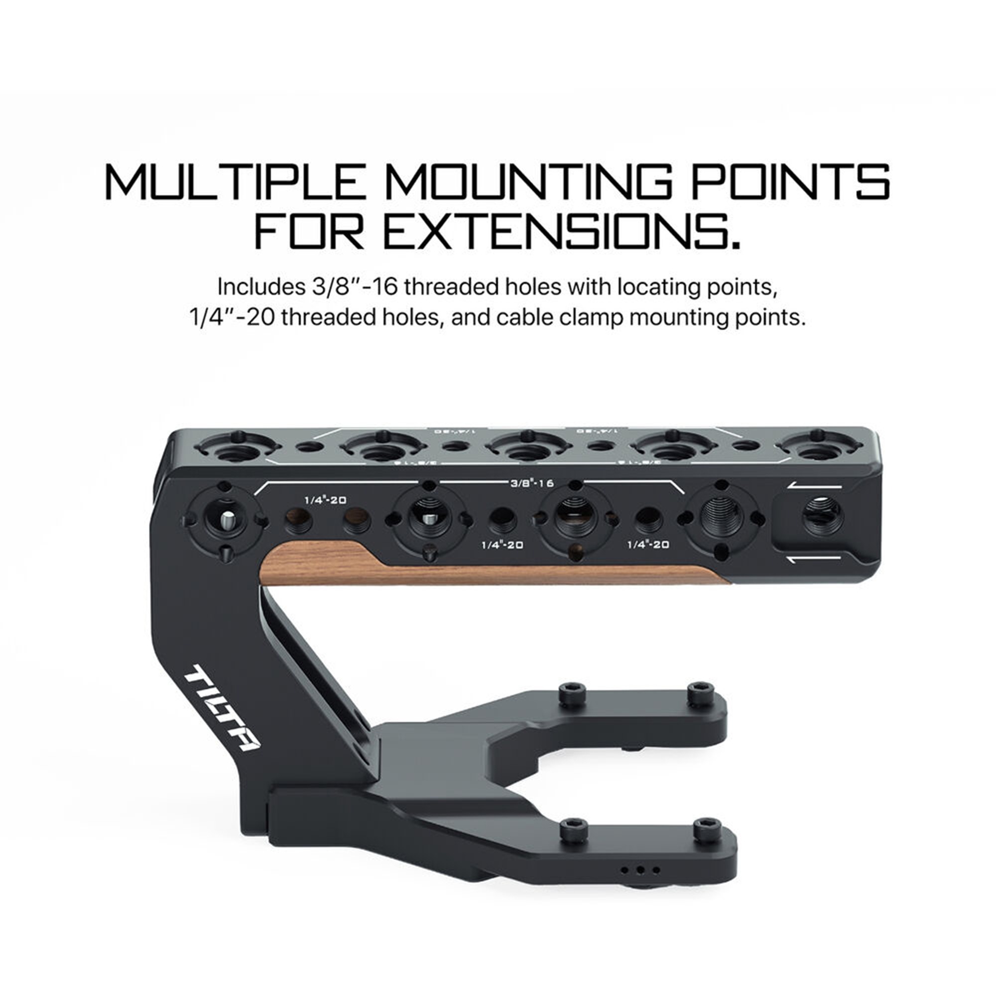 Tilta Aluminum Top Handle for DJI Ronin 4D Camera Rig - Professional Stabilizer Grip for Filmmaking & Cinematic Videography