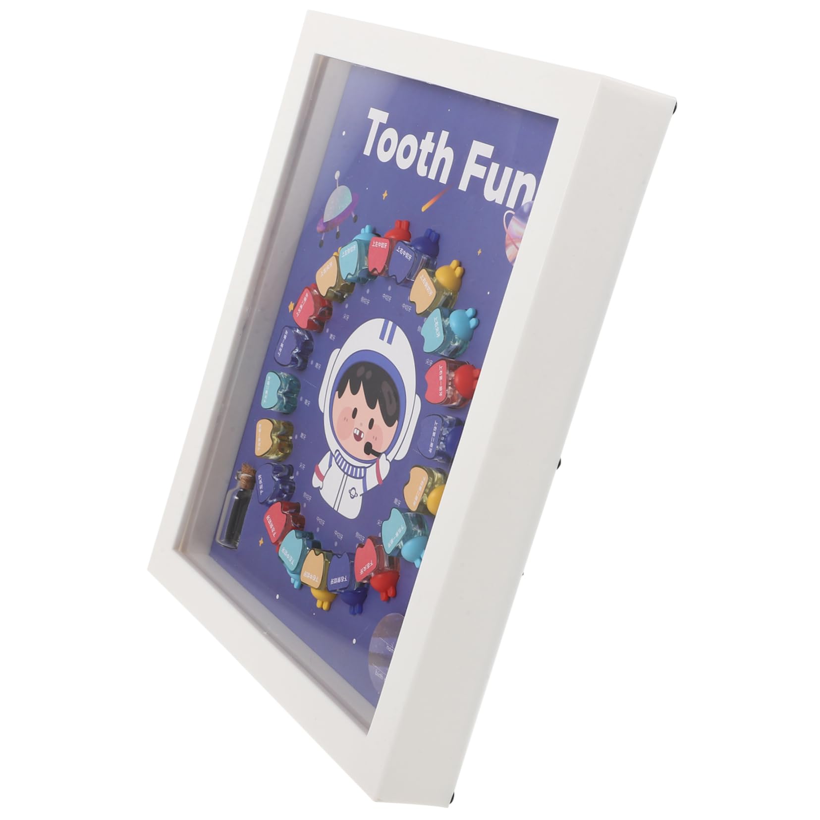 HEMOTON Kids Tooth Keepsake Box - First Tooth Organizer & Baby Teeth Storage Case - Plastic Container for Baby's Milestone Memories | Perfect for First Tooth Loss, Baby Shower Gifts & Childhood Memorabilia