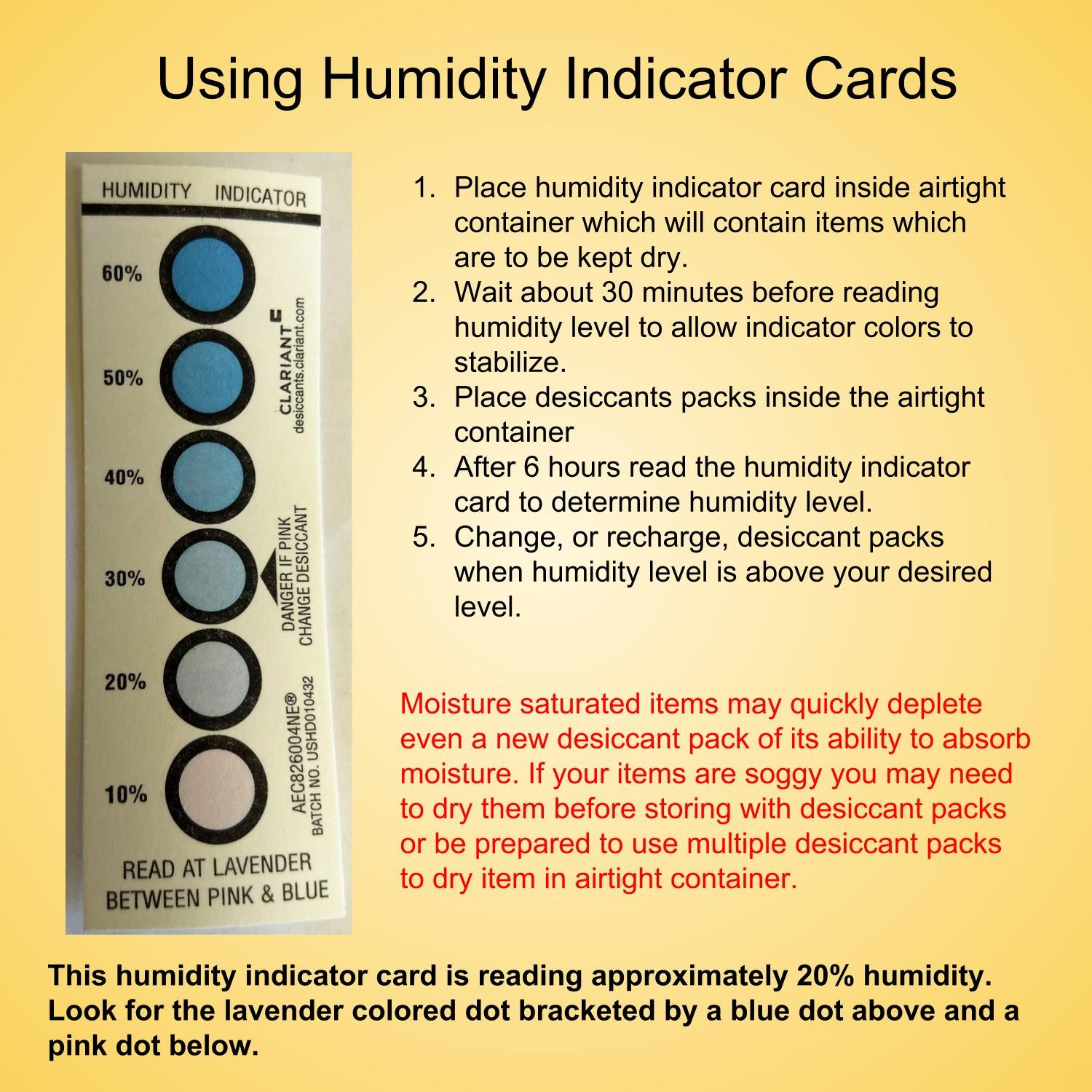 Desi-Pak Bentonite Clay Desiccant with Humidity Indicator - 4 Packs (5oz/140g Each) | Moisture Absorber for Storage, Electronics, Documents & Pharmaceuticals