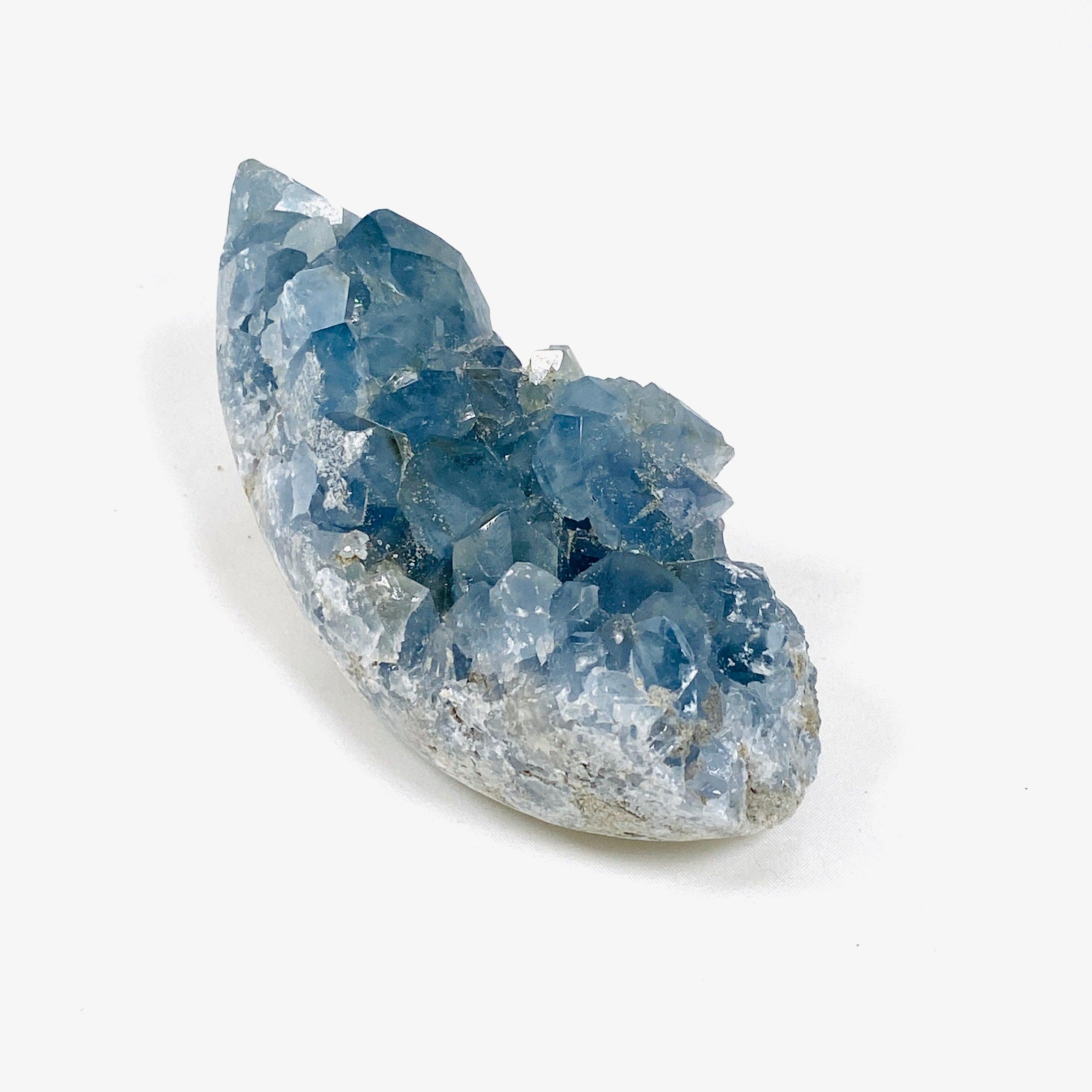 Natural Celestite Crystal Cluster - Healing Stone for Meditation, Stress Relief & Home Decor (CEL 02) | Perfect for Spiritual Healing, Yoga Spaces & Positive Energy