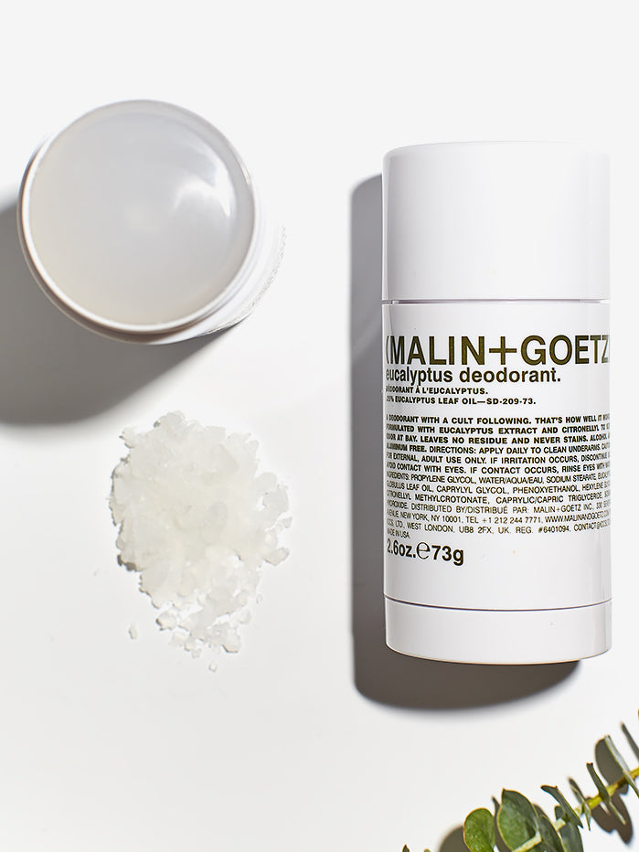 Malin+Goetz Natural Eucalyptus Deodorant for Men & Women - 72-Hour Odor Protection, Aluminum-Free, Vegan & Cruelty-Free - Fresh Scent for Gym, Work & Daily Use