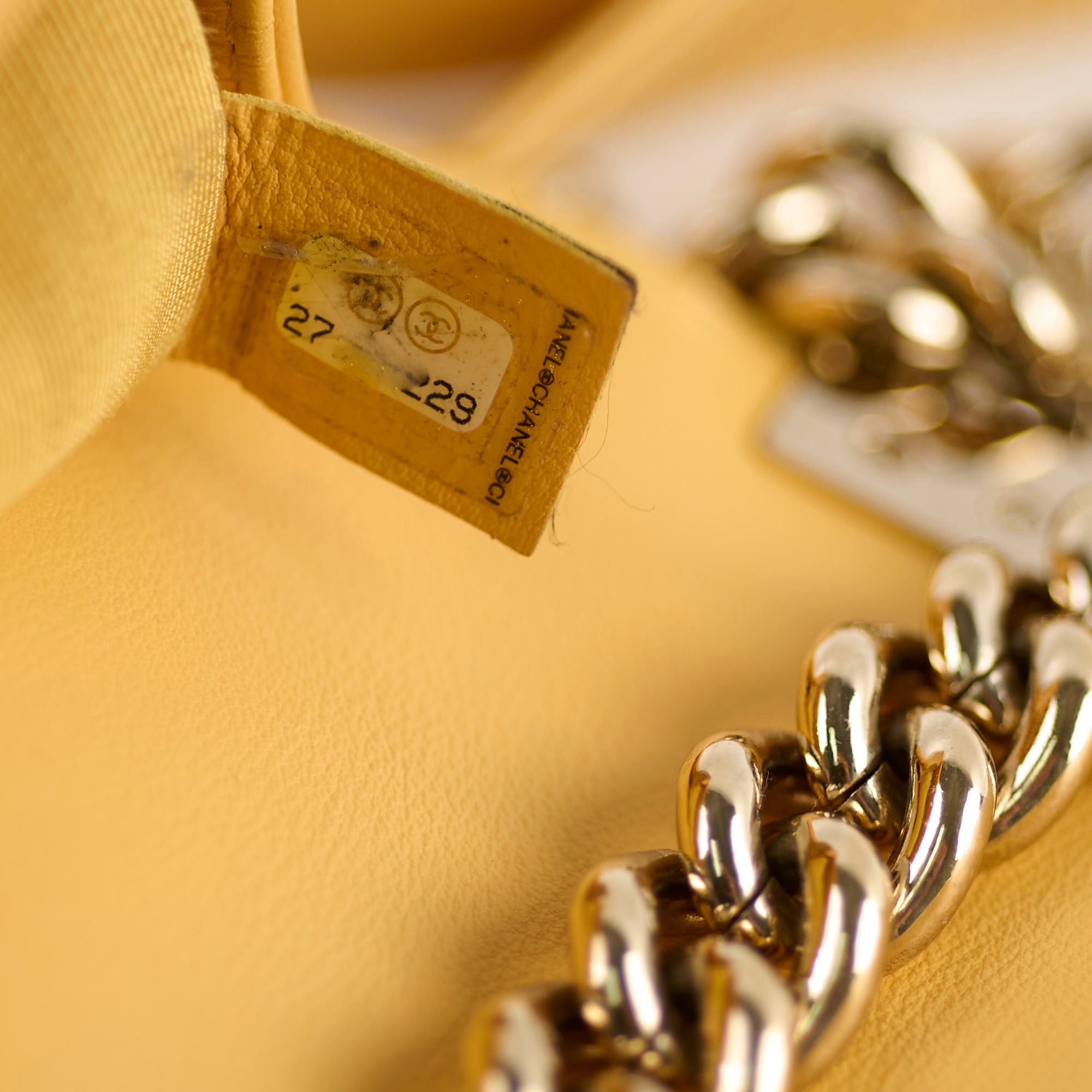 Chanel Small Boy Yellow Leather Shoulder Bag - Luxury Designer Handbag for Women | Perfect for Parties, Dating & Everyday Use