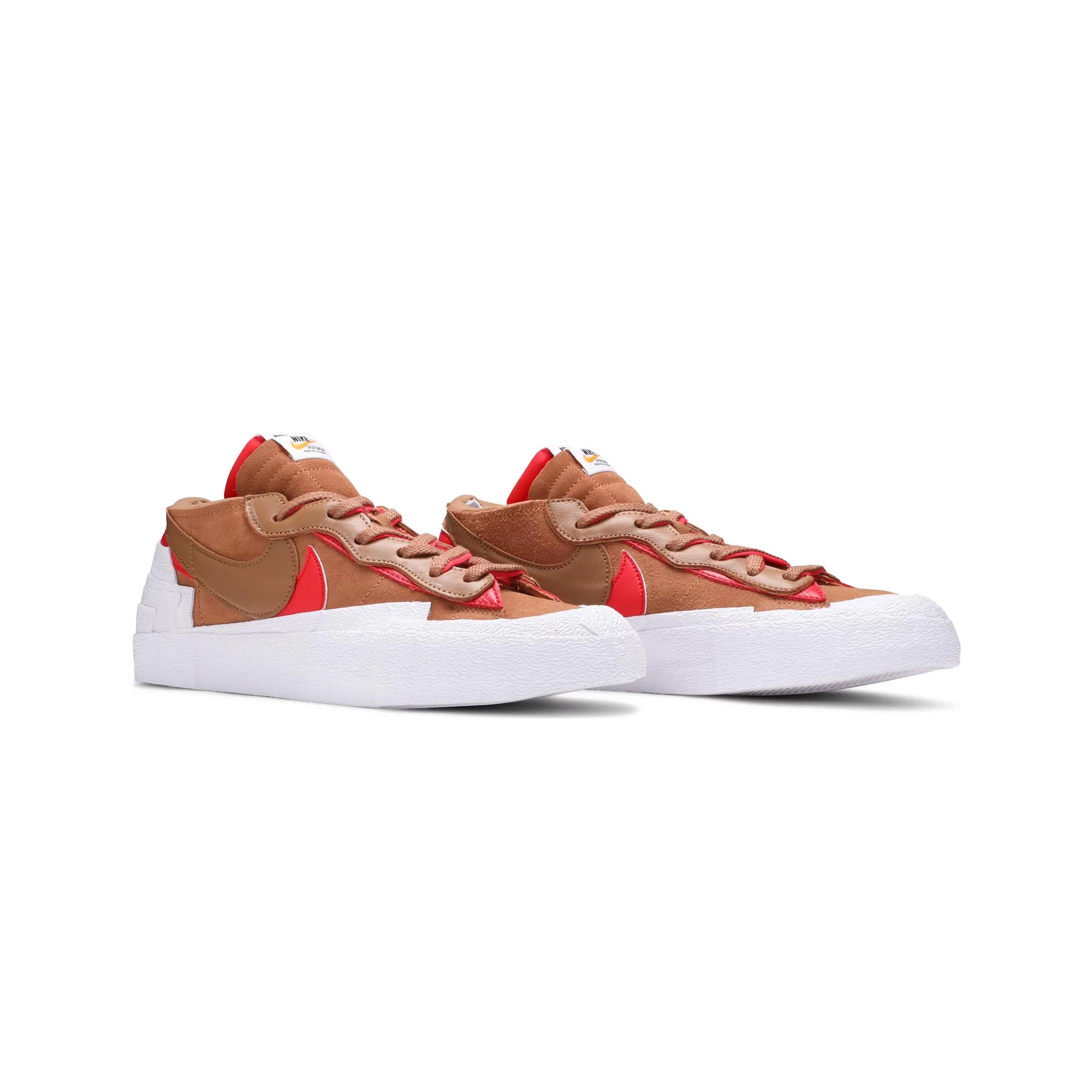 Sacai x Blazer Low Sneakers 'British Tan' - Stylish & Comfortable Casual Shoes for Men & Women | Perfect for Streetwear, Work & Everyday Outfits