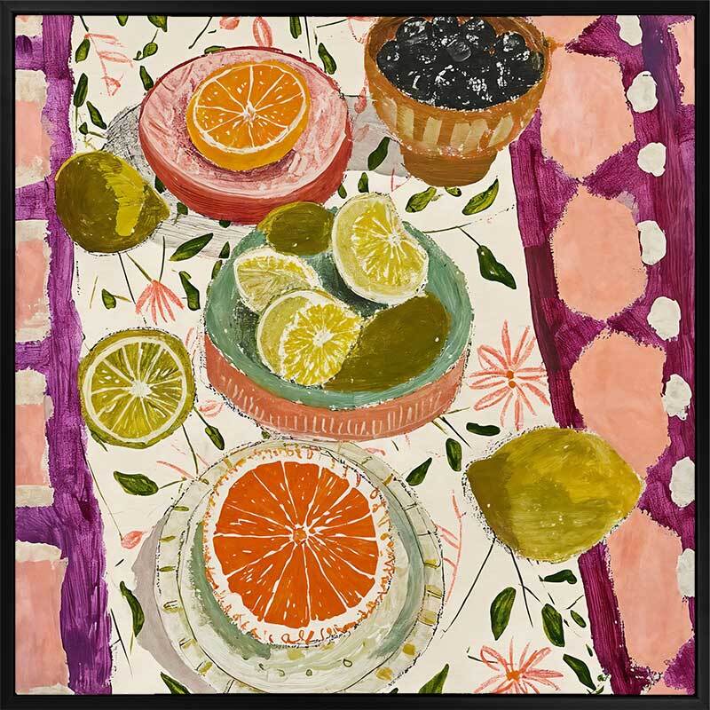 Fiesta Harvest I Canvas Art Print - Vibrant Wall Decor for Living Room, Bedroom & Office - Perfect for Home & Gifts