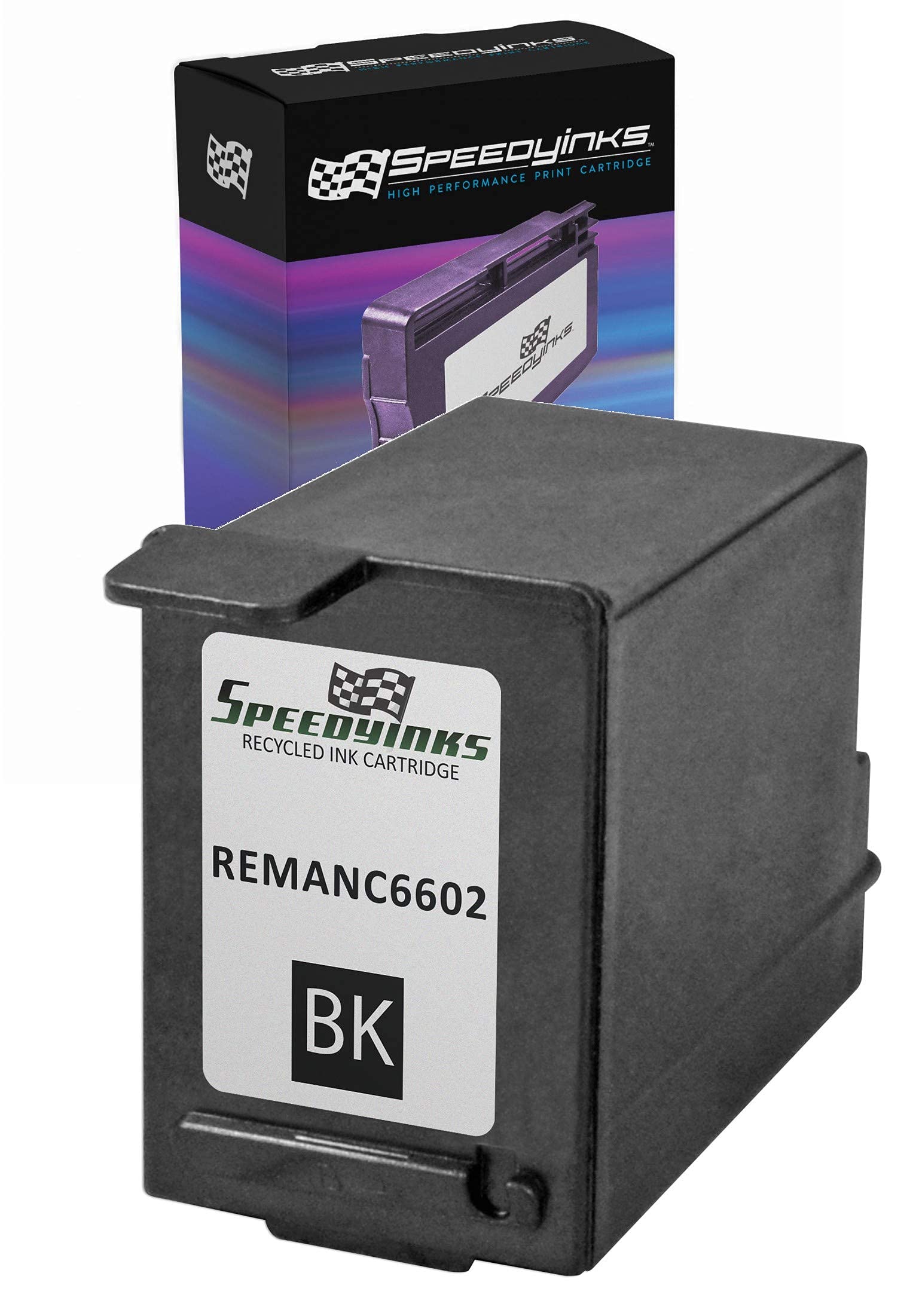 High-Quality Remanufactured HP C6602A Black Ink Cartridge Replacement - Compatible with HP Addmaster IJ6000, IJ6080 & IJ6160 Printers | Fast Printing for Home Office & School Projects