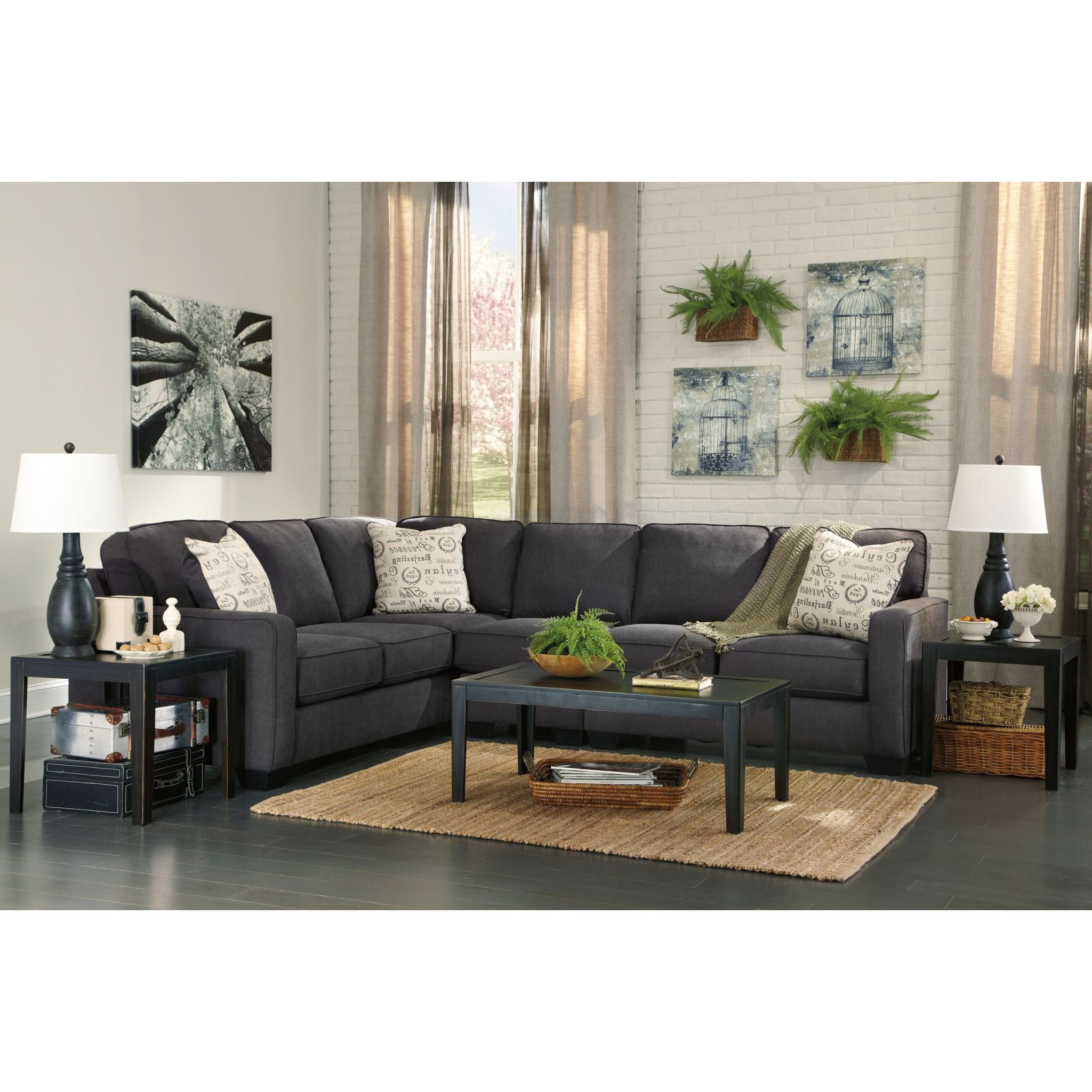 Alenya 3-Piece Modern Sectional Sofa Set with Reversible Chaise - Comfortable L-Shaped Couch for Living Room, Apartment & Small Spaces - Perfect for Family Gatherings, Movie Nights & Relaxing