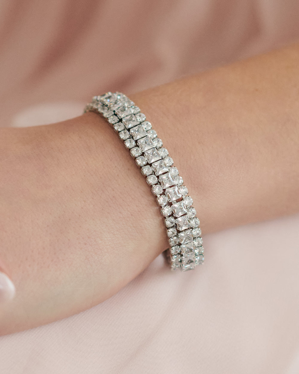 Rayla CZ Bracelet - Elegant Cubic Zirconia Bracelet for Women, Dainty & Sparkling Jewelry Gift for Her, Perfect for Parties, Weddings & Special Occasions