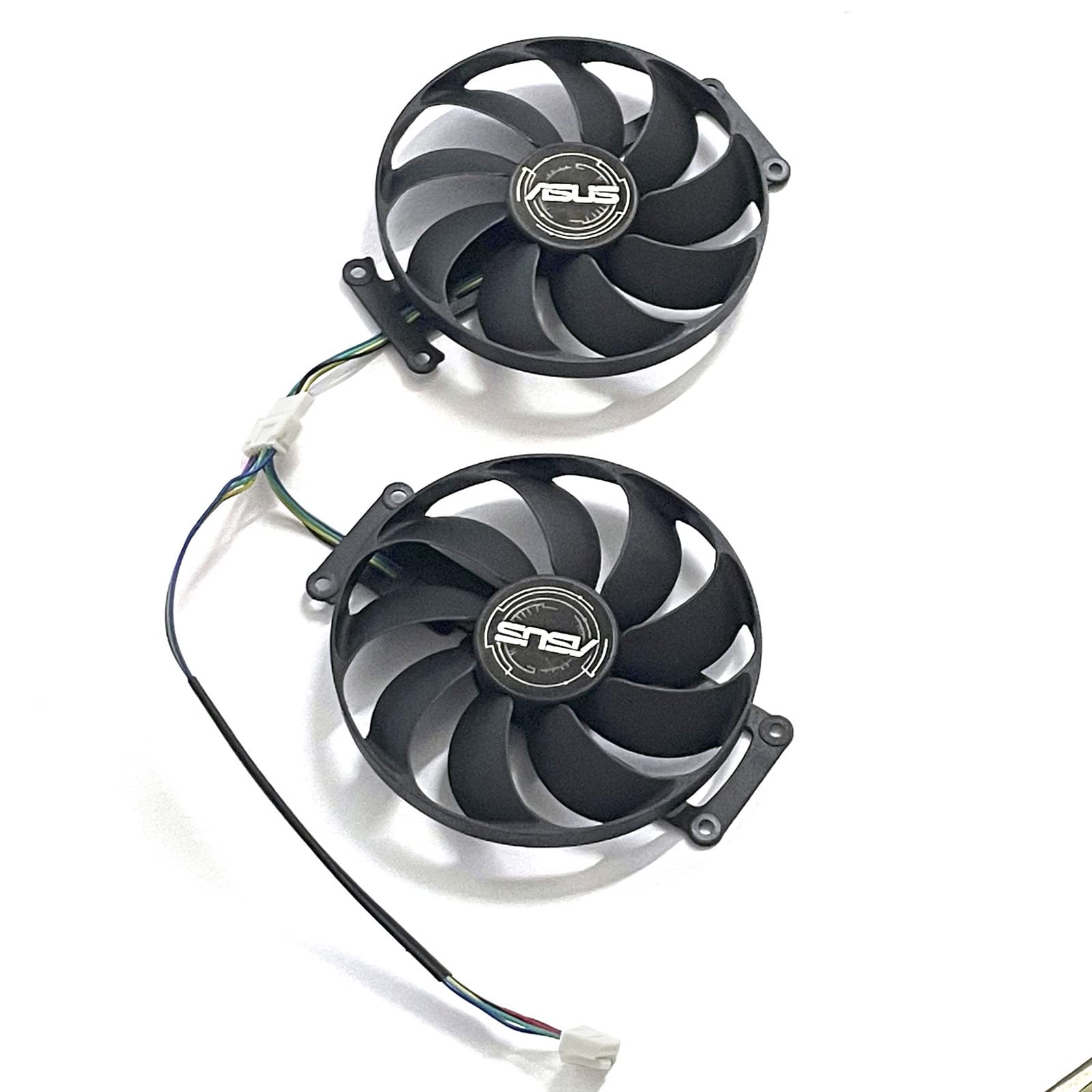 FDC10H12S9-C T129215SU 6-Pin Replacement GPU Cooling Fan for ASUS RTX 2060 Super, GTX 1660/1660Ti Dual EVO OC, RTX 2070 Graphics Cards - Perfect for Gaming PC Upgrades & DIY Computer Repairs