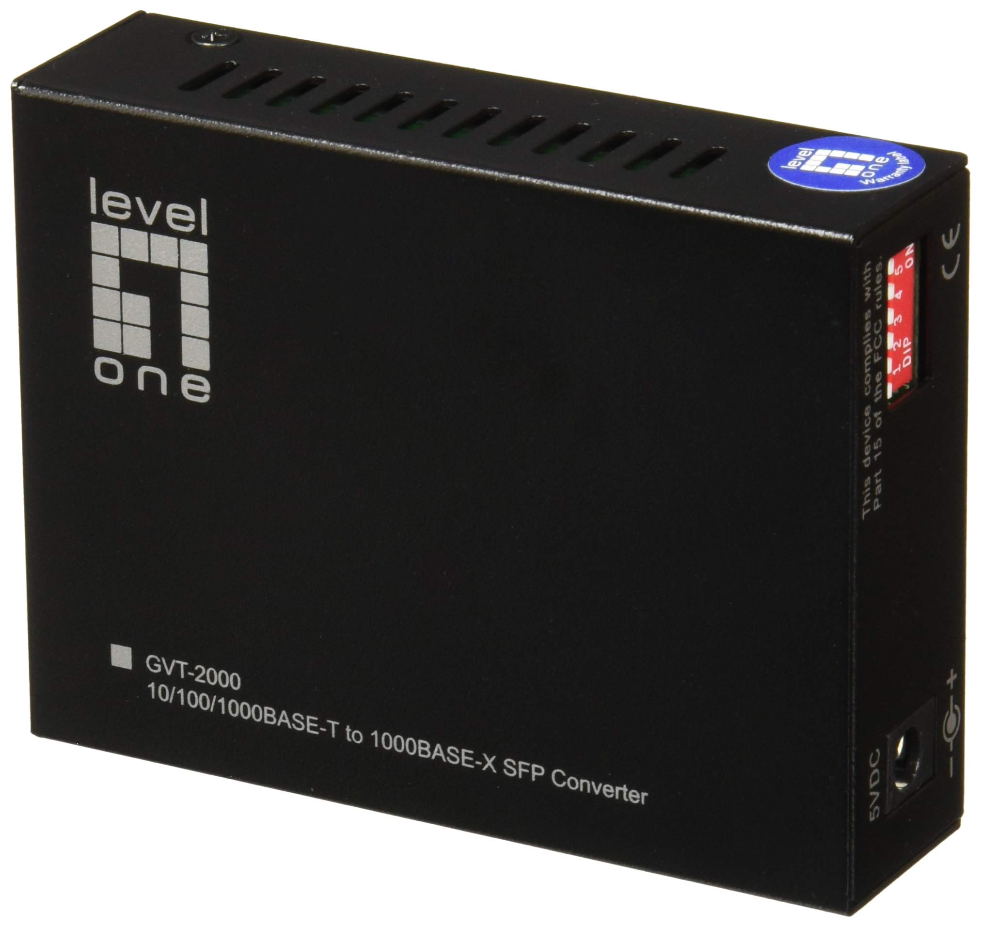 GVT-2000 Fiber Media Converter - High-Speed Ethernet to Fiber Optic Converter for Home & Office Networks | Perfect for Extending Network Connections in Large Buildings
