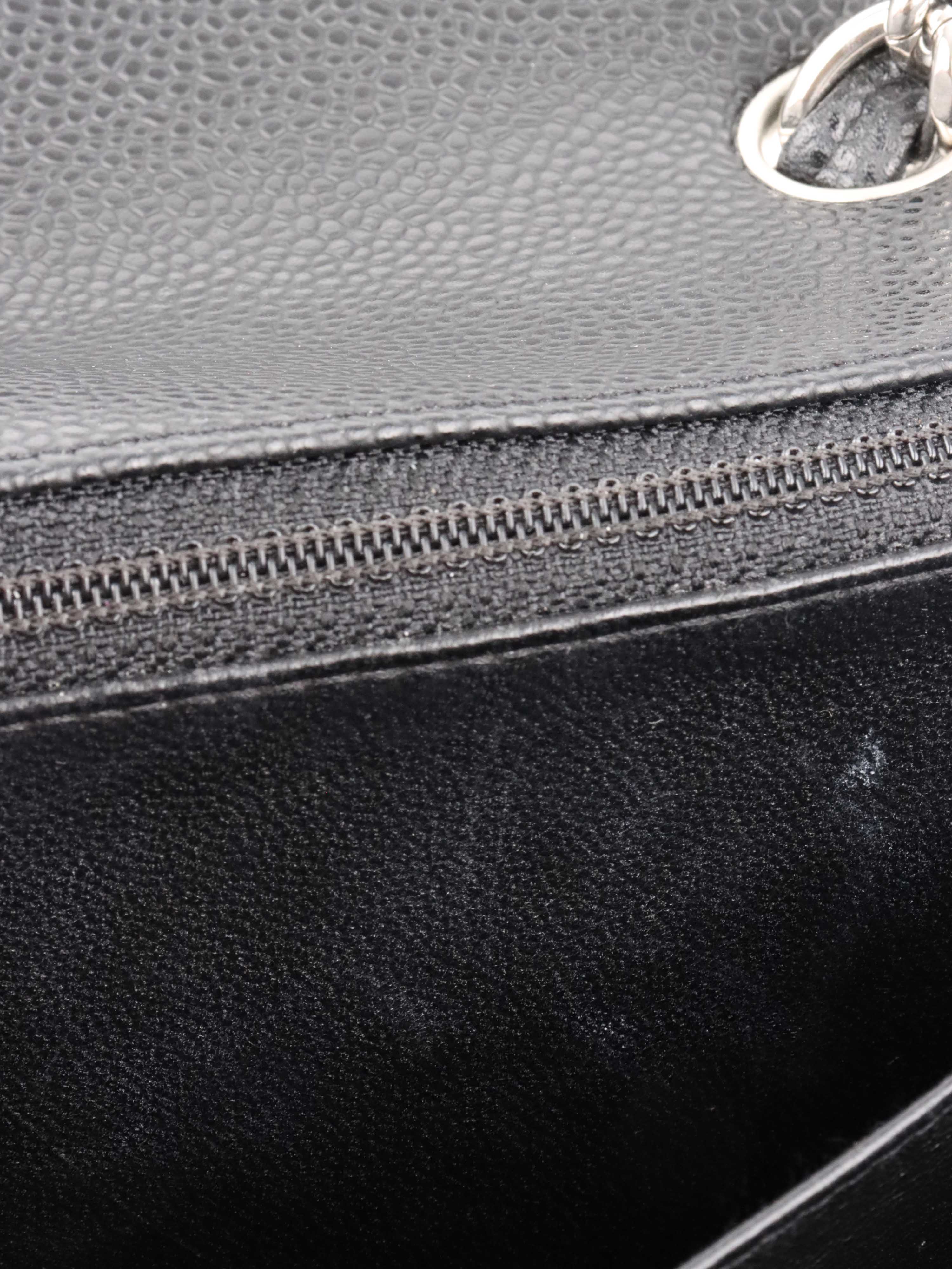 Authentic Chanel Black Jumbo Classic Flap Bag in Caviar Leather - Luxury Designer Handbag for Women, Perfect for Parties, Work & Everyday Use