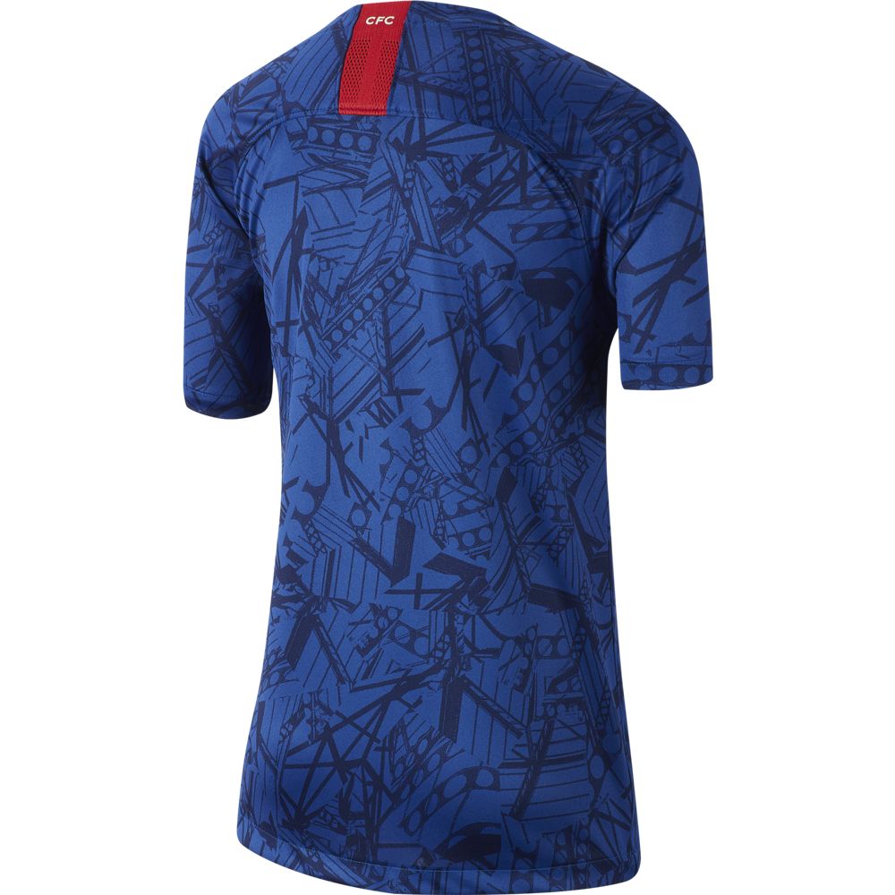 Nike Chelsea FC 2019/20 Stadium Home Big Kids' Soccer Jersey - Authentic Replica Football Shirt for Youth Fans - Perfect for Match Day, Training & Soccer Gifts
