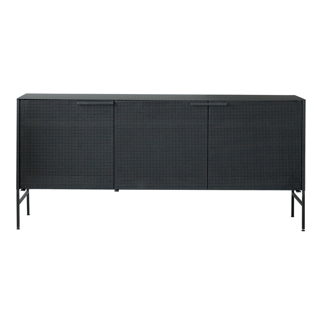 Kristina Dam Studio Grid Sideboard - Modern Wooden Storage Cabinet for Living Room, Dining Room & Office - Stylish Home Organization Furniture