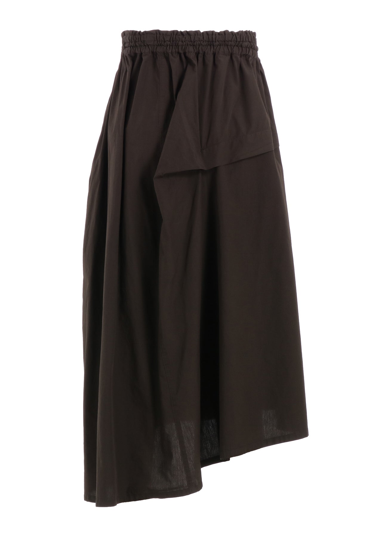 Stylish Cotton Broad Garment Dyed Right Tucked Asymmetric Skirt - Women's Fashion Skirt for Casual Wear, Office Outfits & Special Occasions