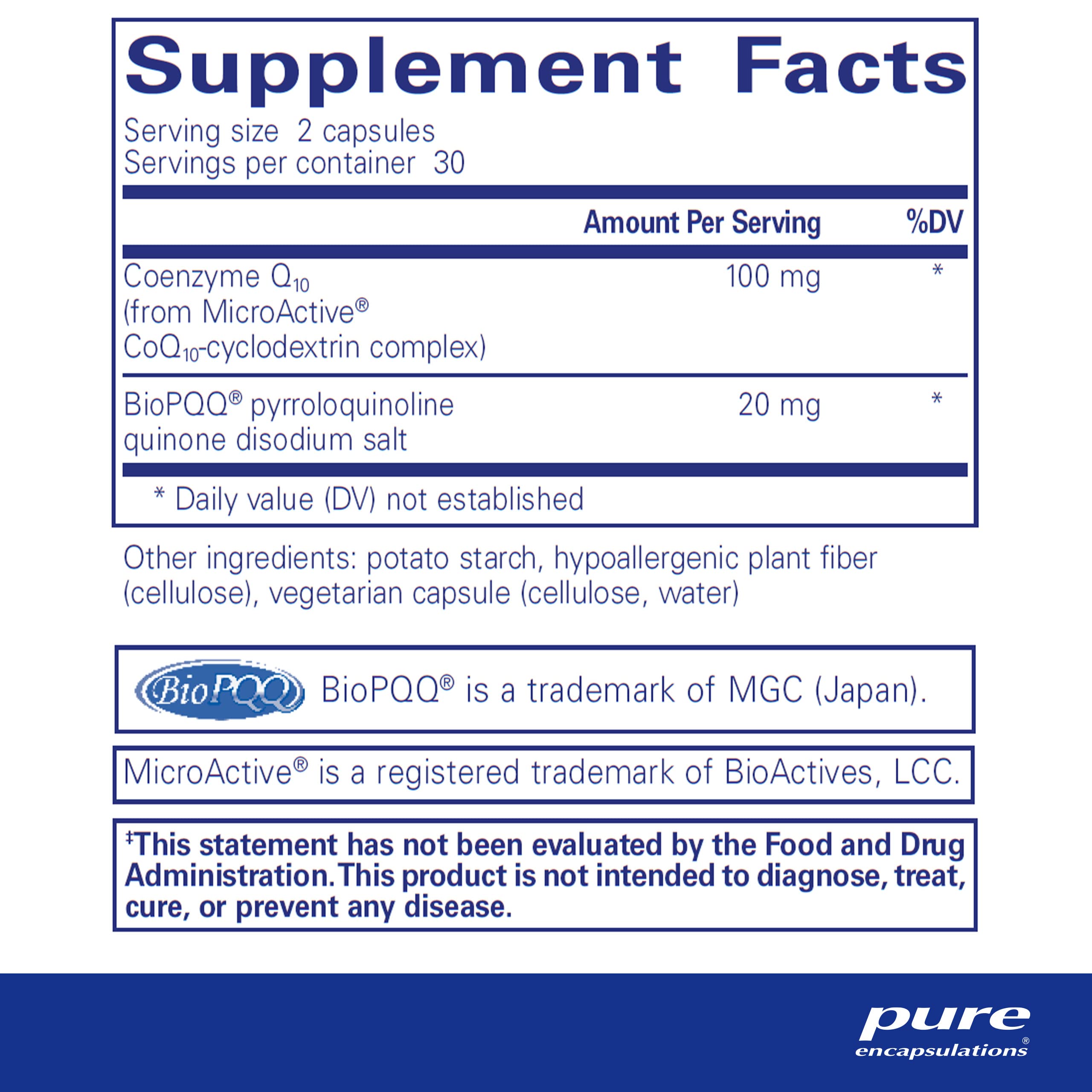 Pure Encapsulations SR-CoQ10 with PQQ - Heart Health Support Supplement - Sustained Release Coenzyme Q10 & Pyrroloquinoline Quinone - Antioxidant Formula for Cardiovascular Wellness - Gluten Free, Vegetarian & Non-GMO - 60 Capsules - Supports Energy Production & Cellular Health for Active Adults