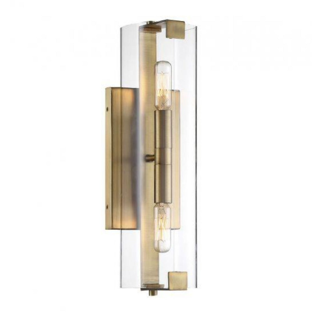 Tulum Wall Sconce - Modern Boho Light Fixture for Bedroom, Living Room & Hallway Decor - Plug-in or Hardwired Vintage Style Lighting