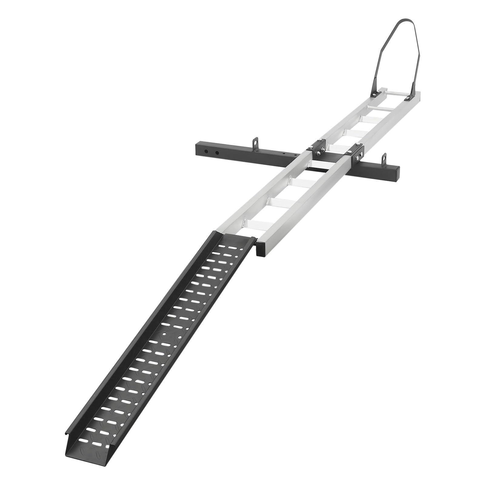 Aluminum Motorcycle Hitch Carrier 400lbs - Folding Bike Rack for Dirt Bikes & Loading Ramp - Perfect for Off-Road Adventures