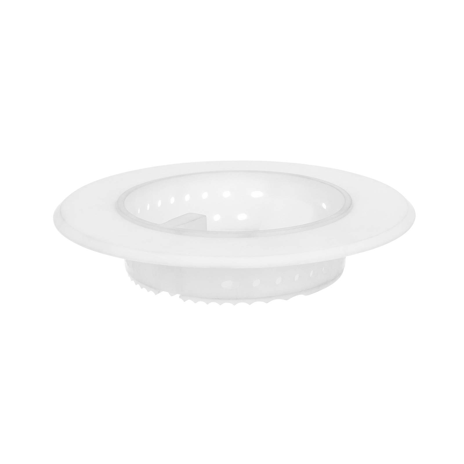 3-Piece White Plastic Sink Stopper with Post Bathroom Strainer - Kitchen, Bar & Dining Drain Cleaner for Bubbles & Debris | Perfect for Kitchen Sinks, Bar Prep & Dishwashing Areas