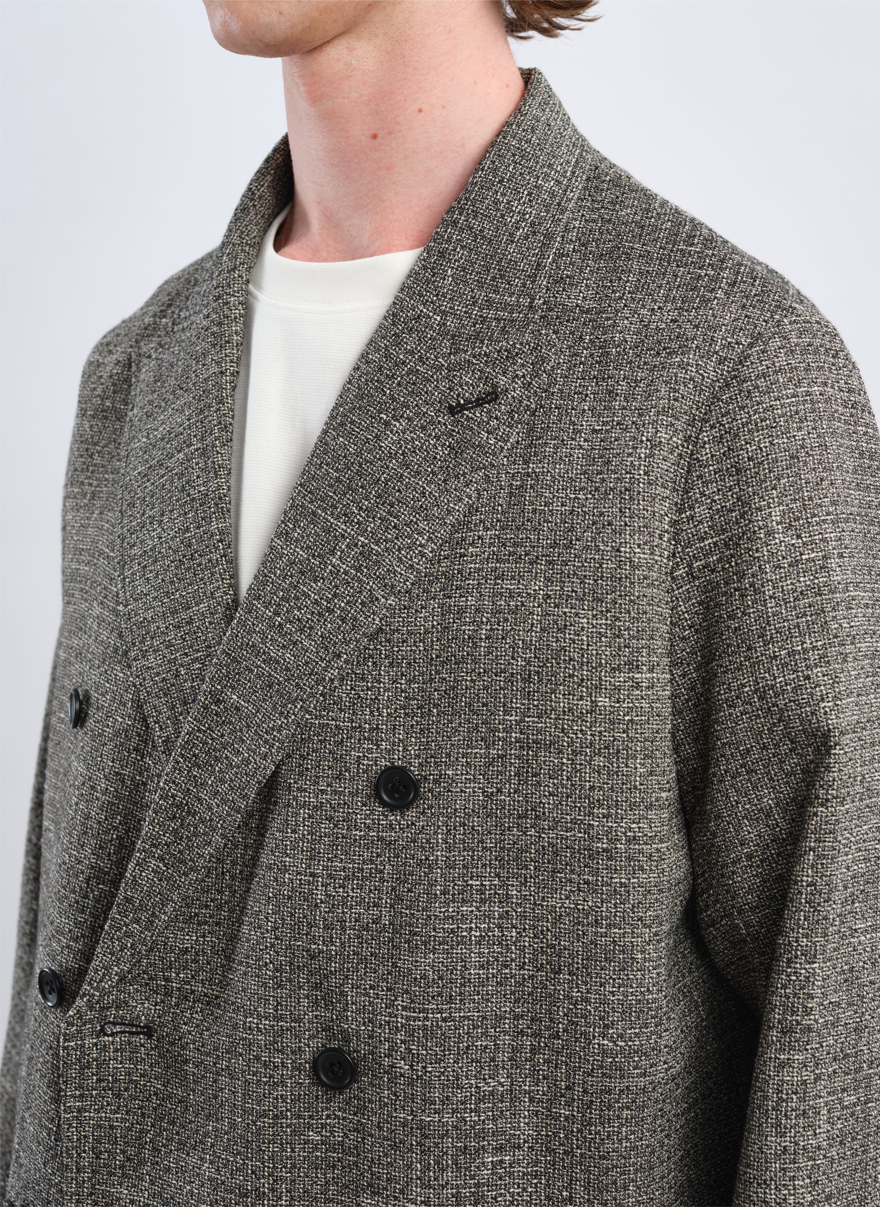 Premium Marzotto Soft Double Breasted Blazer for Men - Elegant Business & Formal Wear - Perfect for Office, Weddings & Special Occasions