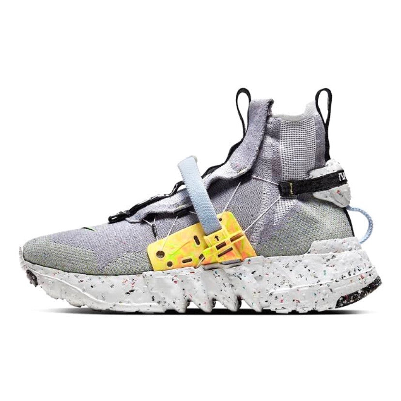 Nike Space Hippie 03 Running Shoes - Grey Volt Glow Photon Dust Colorway | Sustainable Recycled Materials | Lightweight & Comfortable for Jogging, Gym Workouts & Casual Wear