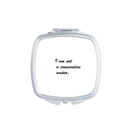 DIYthinker Portable Compact Pocket Makeup Mirror - Double Sided Glass with 