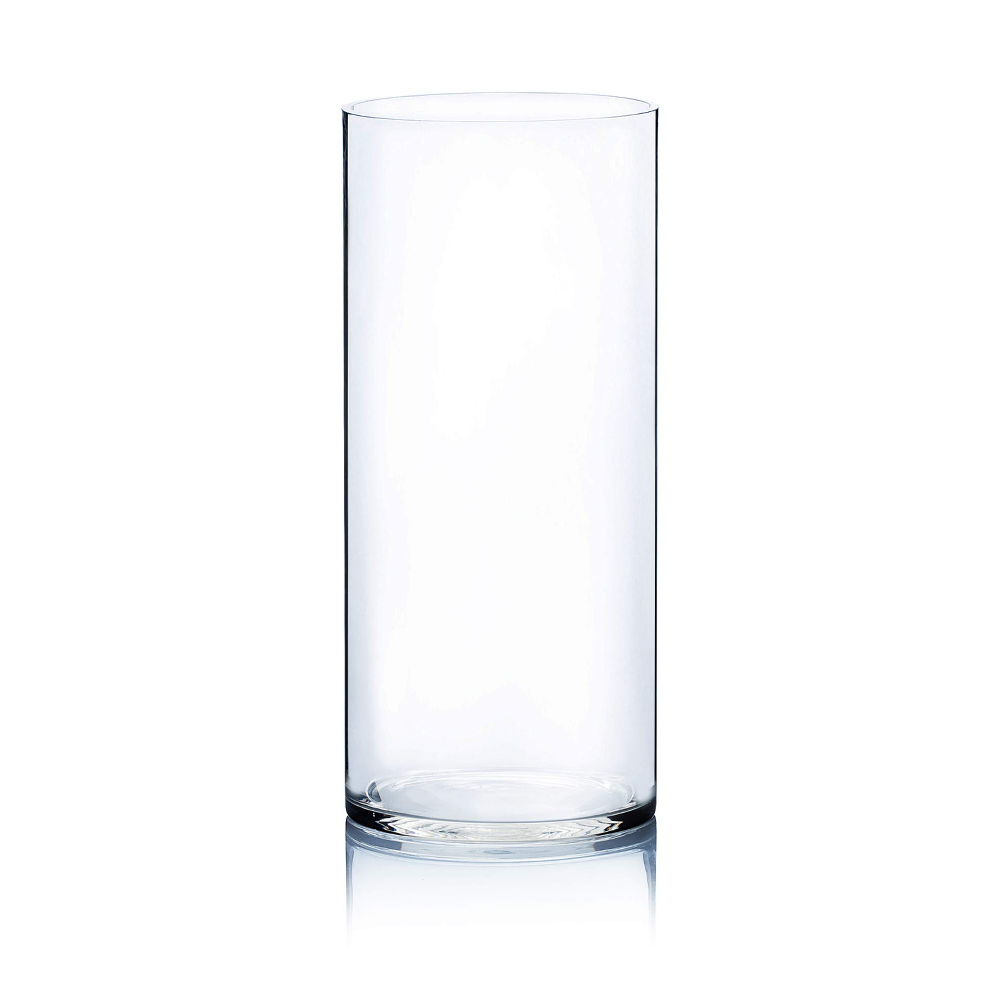 WGV Clear Cylinder Glass Vase - 7
