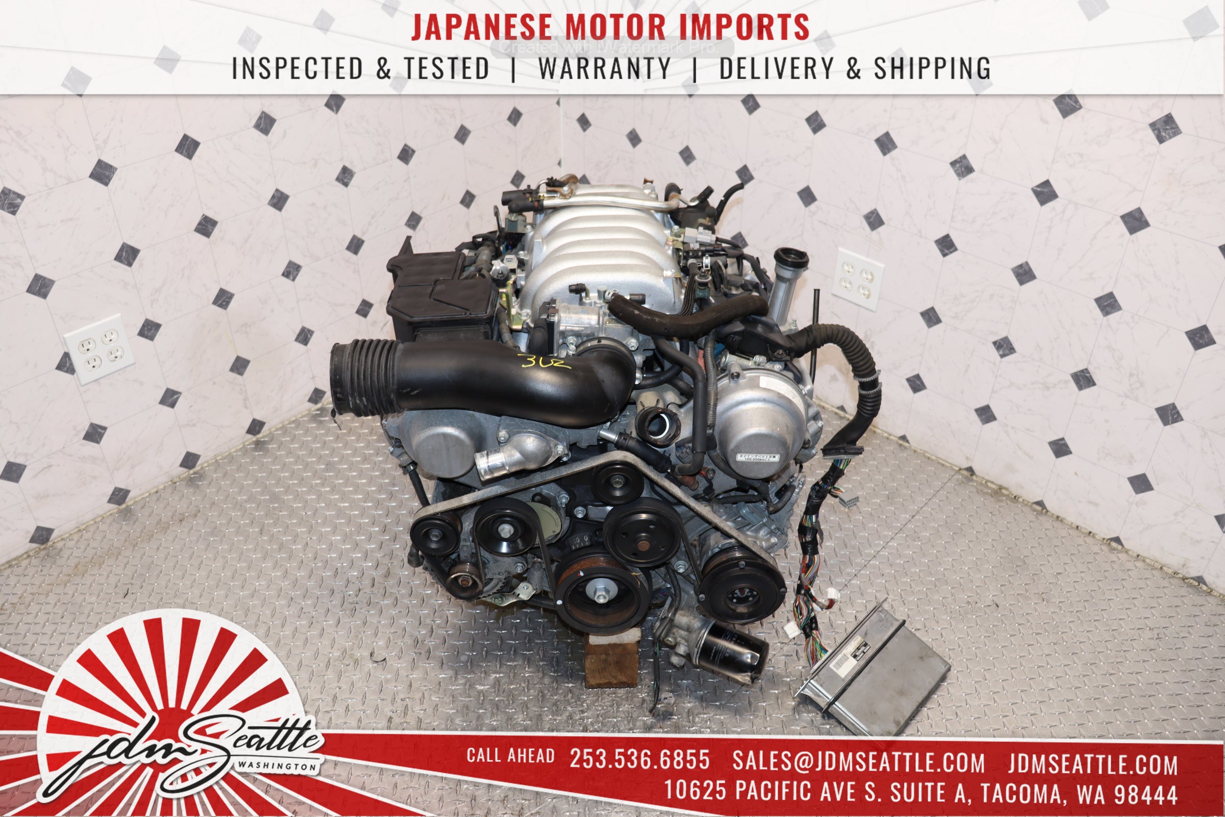 JDM 3UZ FE VVTi 4.3L V8 Engine for 2001-2005 Lexus LS430 GS430 SC430 RWD - High Performance Replacement Engine for Smooth Driving & Racing