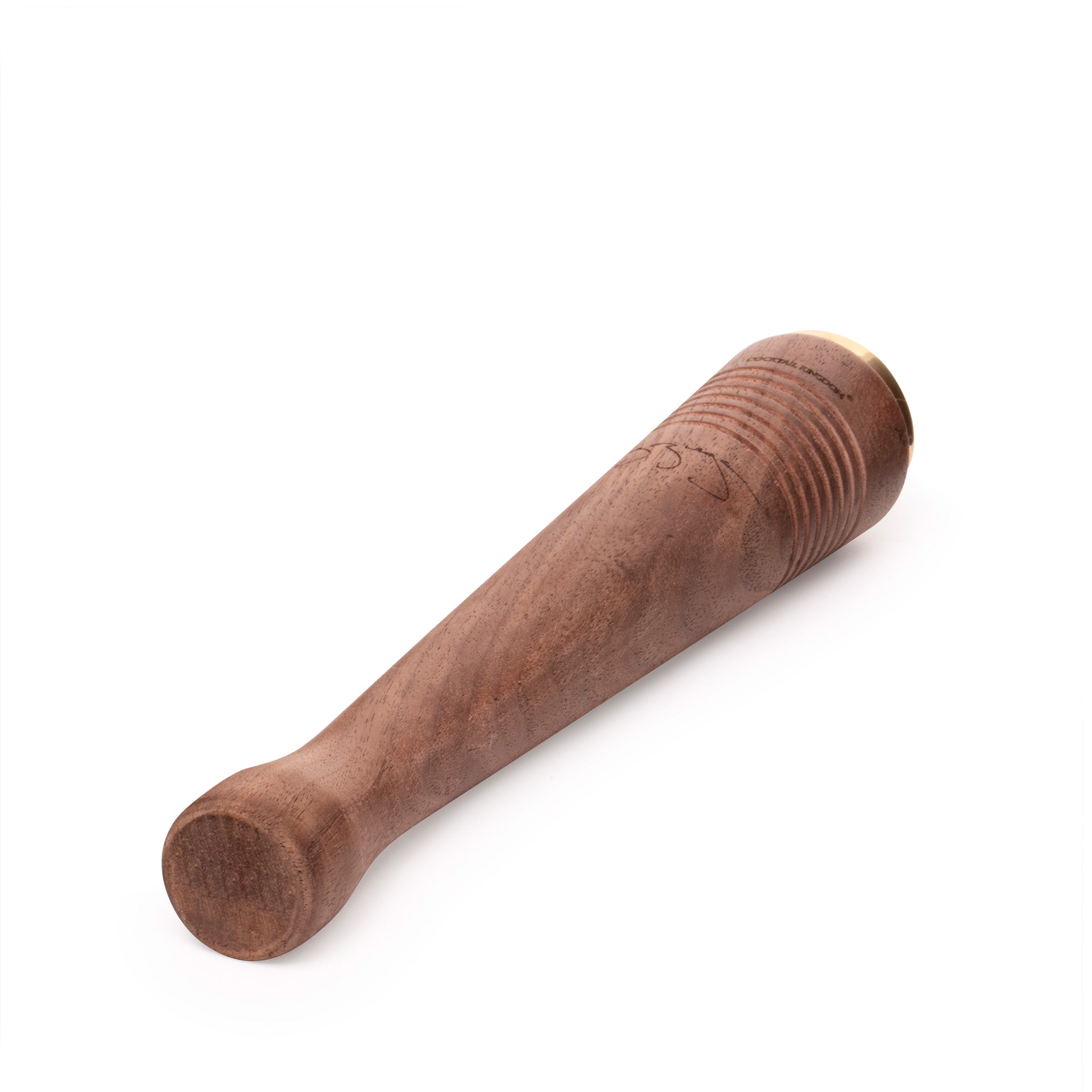 Premium GAZ REGAN Walnut Cocktail Muddler - Bar Tool for Mixing Mojitos, Old Fashioned & Craft Cocktails - Perfect for Home Bars & Professional Bartenders