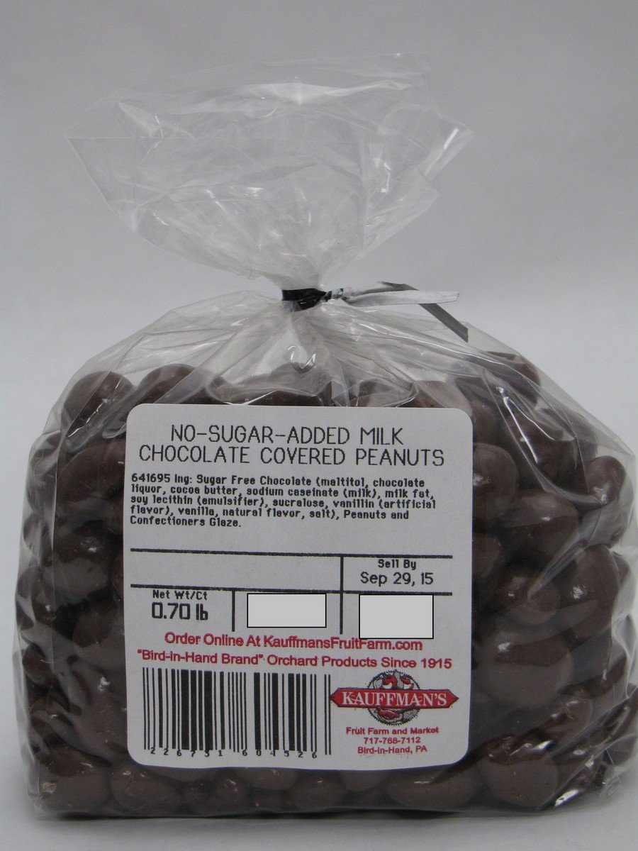 Sugar-Free Milk Chocolate Covered Peanuts - 10 Lb Bulk Case - Healthy Snacks for Parties, Gifts & Office Treats