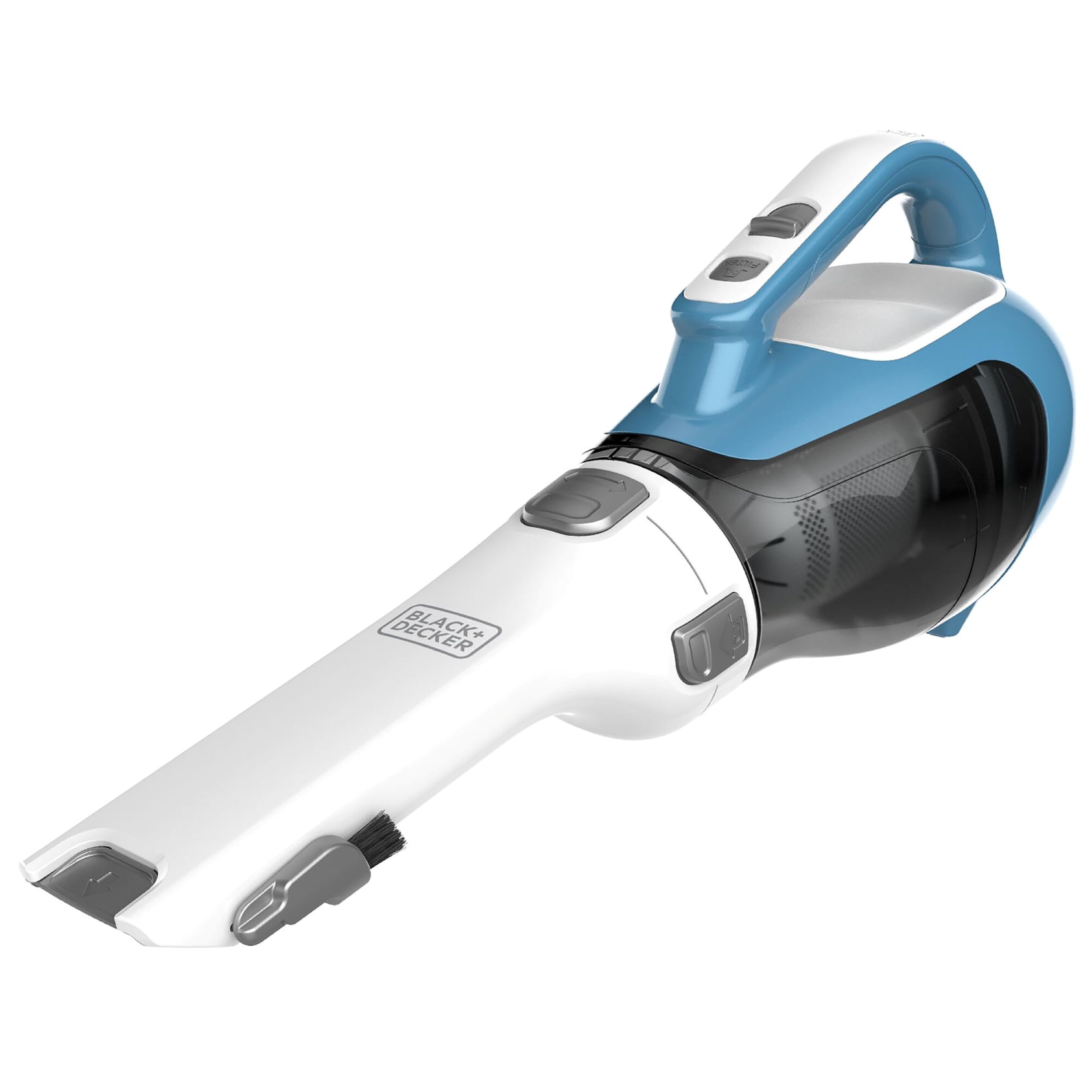 BLACK+DECKER Dustbuster AdvancedClean Cordless Handheld Vacuum Cleaner - Powerful 20V Lithium Battery, Lightweight for Home, Car, Stairs & Pet Hair Cleaning with Crevice Tool (CHV1410L) | Perfect for Quick Cleanups on Furniture, Carpets & Hard-to-Reach Areas