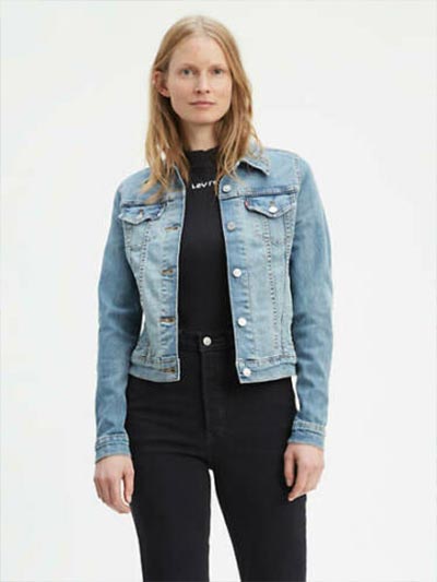 Levi's 299450012 Women's Original Trucker Denim Jacket - Classic Jean Jacket for Casual Outfits & Layering | Perfect for Everyday Wear, Date Nights & Outdoor Adventures