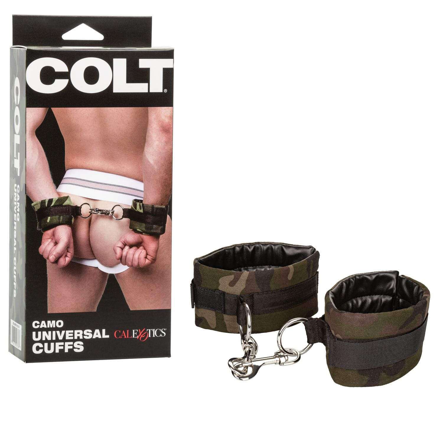 Colt Camo Universal Cuffs - Adjustable Tactical Handcuffs for Police, Military & Outdoor Survival Gear | Perfect for Training, Security & Emergency Preparedness