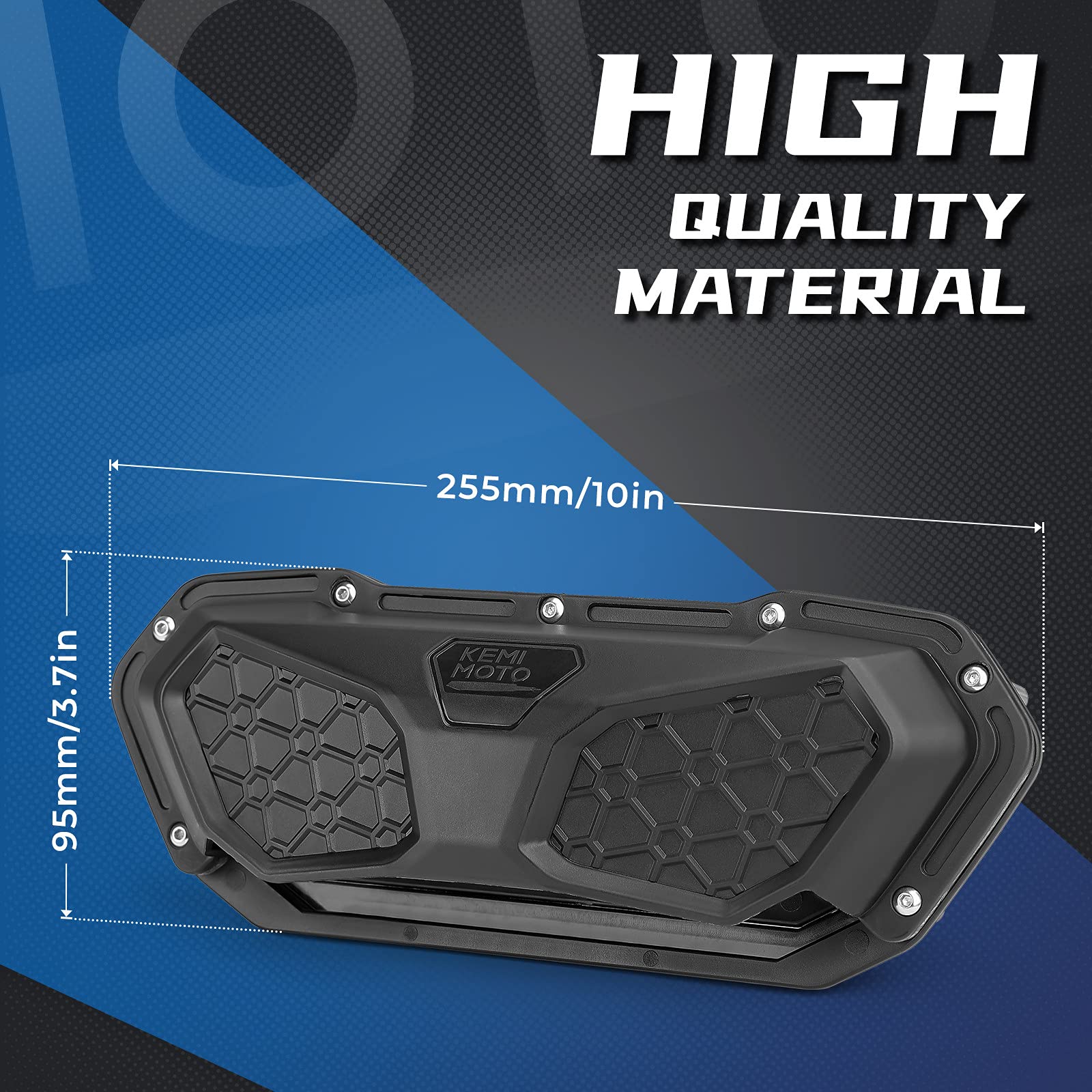 KEMIMOTO UTV Windshield Vents - 2PCS Universal Polycarbonate Windshield Vents for Can-Am Maverick X3, Polaris RZR Ranger General 1000, Honda Pioneer/Talon, Kawasaki Teryx Krx Mule, Textron Zforce 950 - Perfect for Off-Roading & Dust Control
