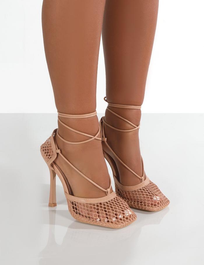 Envie Nude Heels for Women - Comfortable High Heel Sandals for Weddings, Parties & Evening Events