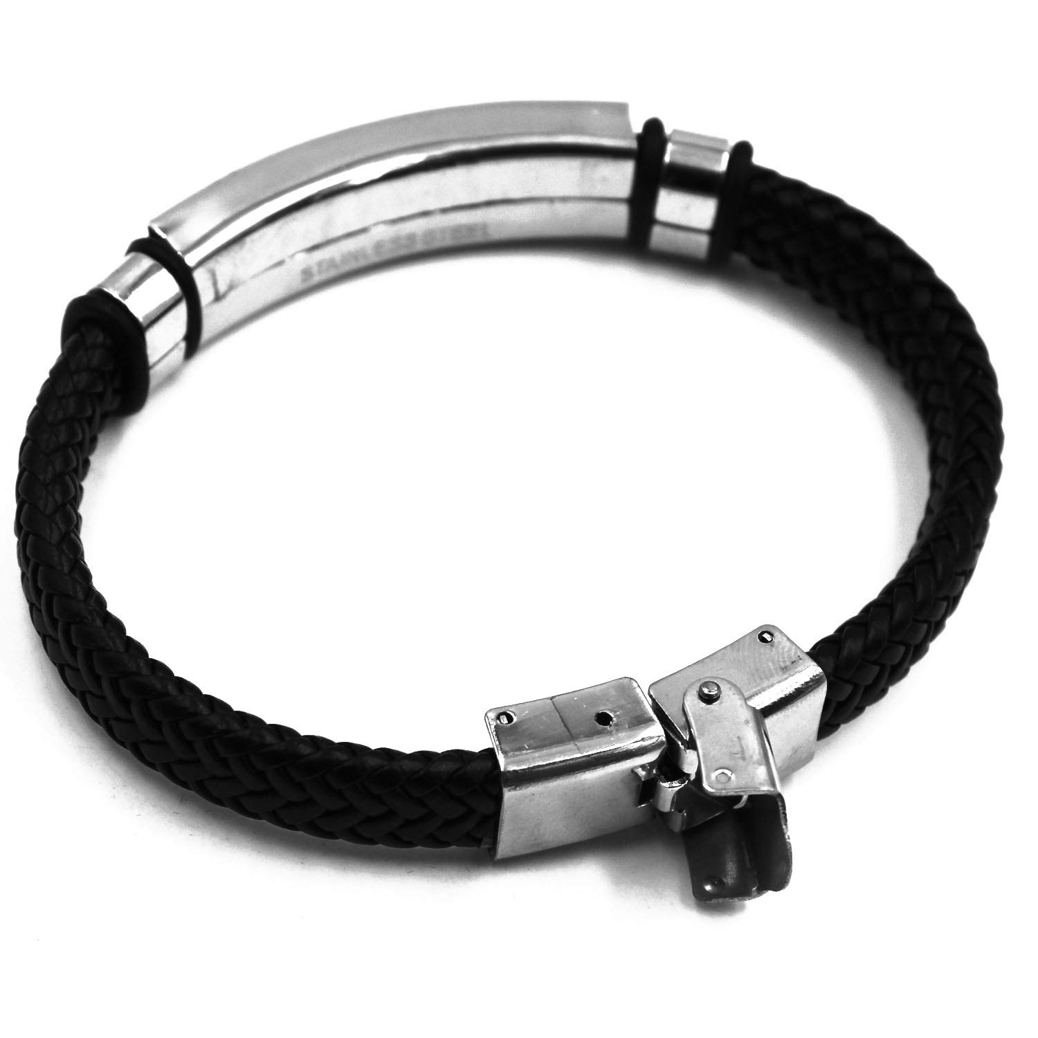 Personalized JEREMY Name Bracelet for Men - Double Leather Braided Engraved Bracelet with Gift Box - Perfect for Gifts, Anniversaries & Everyday Wear
