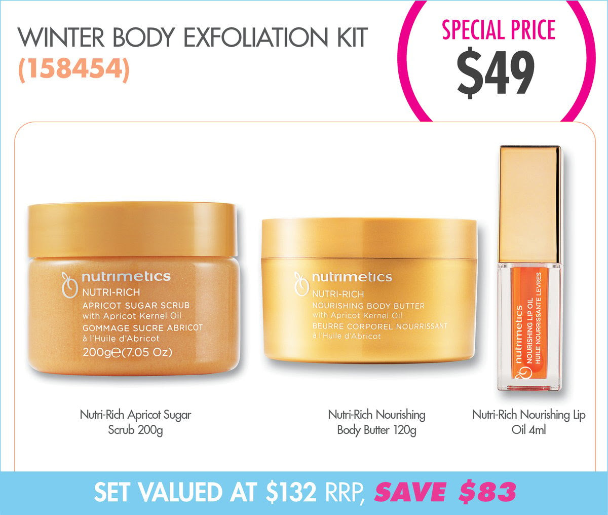 Winter Body Glow Exfoliation Kit - Moisturizing & Brightening Scrub for Dry Skin - Spa Quality Skincare Set - Perfect for Pre-Holiday Pampering & Self-Care Nights (Limited Time Offer Ends June 23)