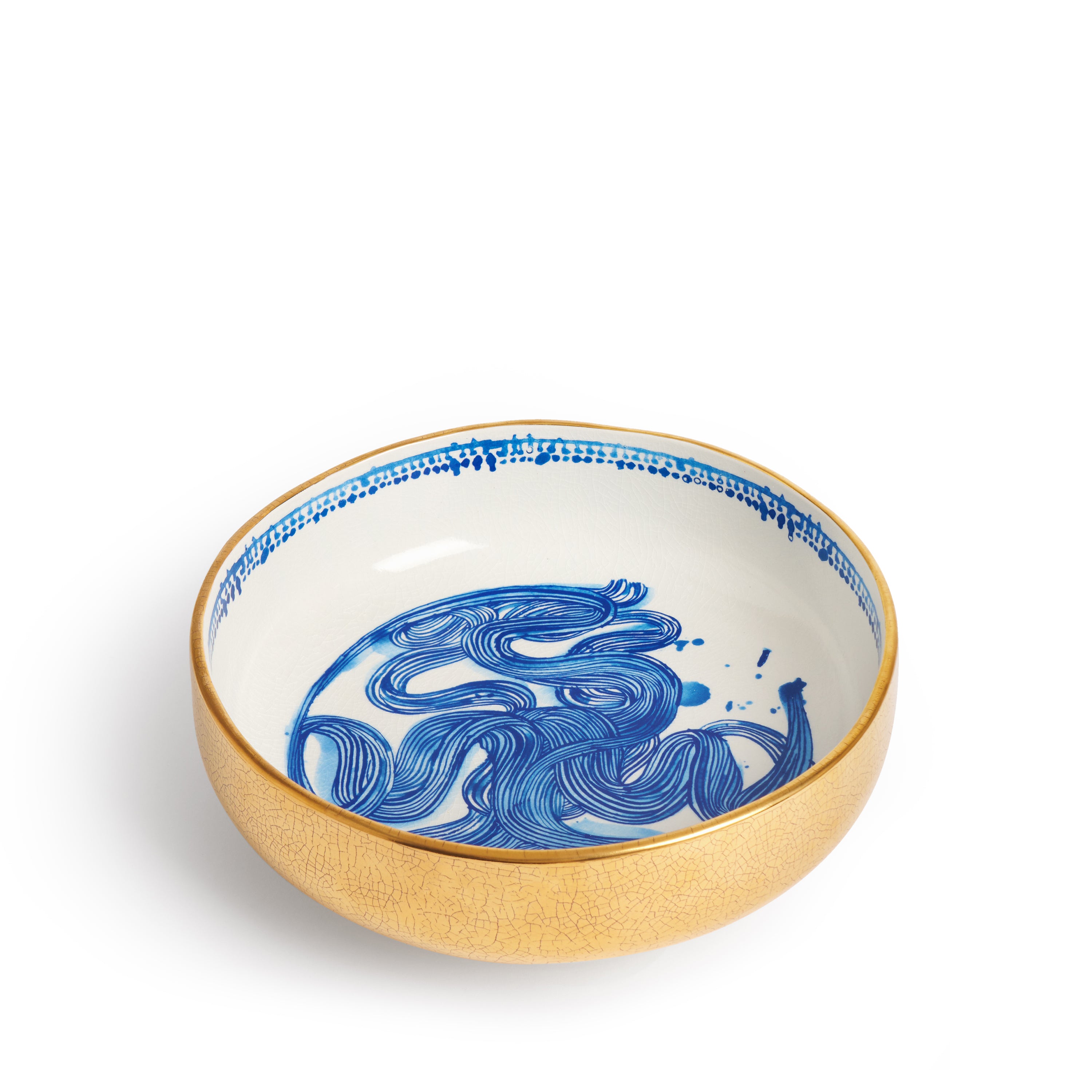 Ruan Hoffmann White Medium Ceramic Bowl – Perfect for Serving Salads, Soups & Desserts | Elegant Dining & Home Decor