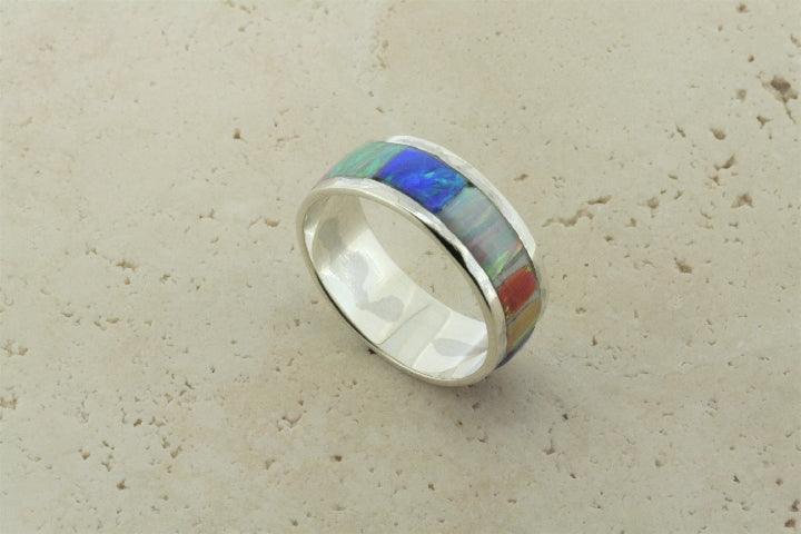 Opal Band Multicolor - Elegant Handmade Opal Jewelry for Women | Perfect for Weddings, Parties & Everyday Wear