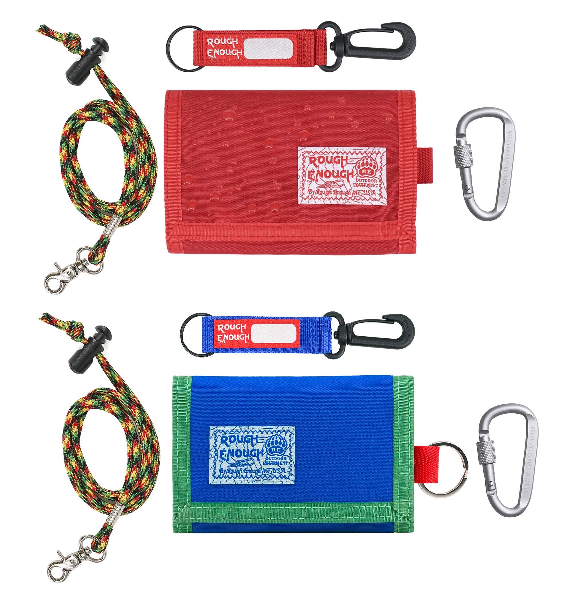 Kids Wallet with Keychain & Lanyard - Durable Boys & Girls Wallet for School, Travel & Everyday Use