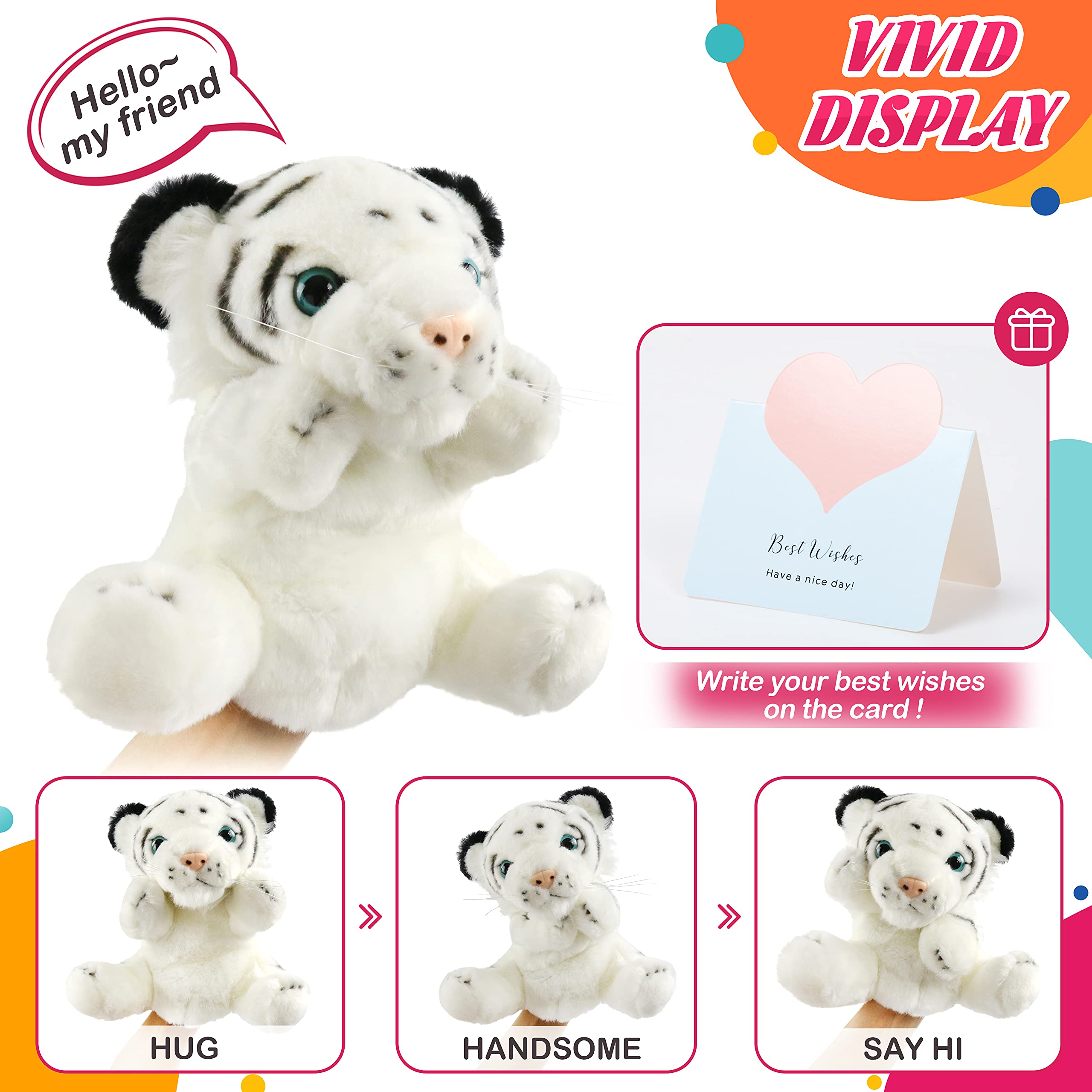 Jungle Tiger Hand Puppet - 8