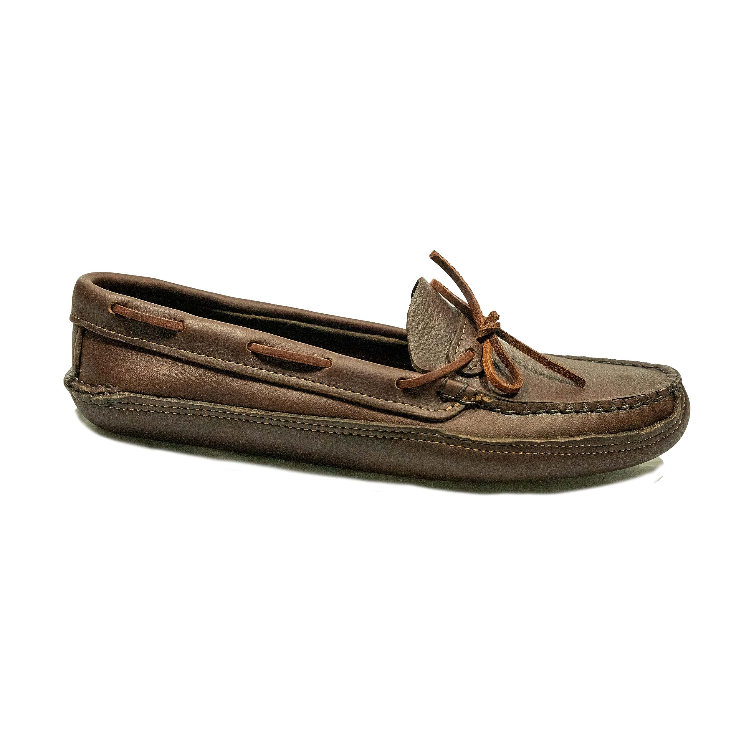 Gokey Double Sole Moc Handmade Leather Shoes - Premium USA-Made Men's Casual Loafers for Work, Office & Everyday Wear