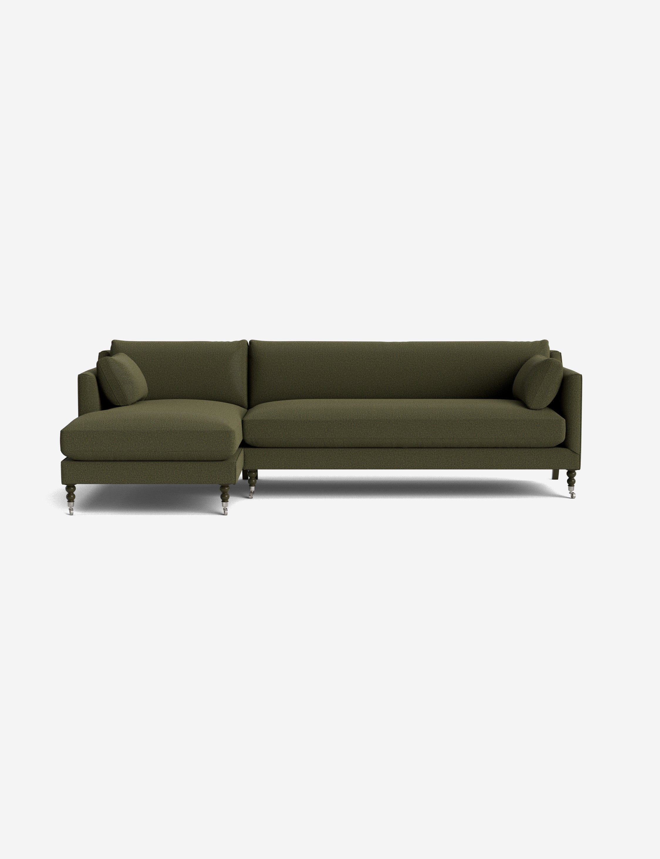 Fabienne Sectional Sofa - Modern L-Shaped Couch with Reversible Chaise, Soft Upholstery & Sturdy Frame for Living Room, Family Room & Home Theater