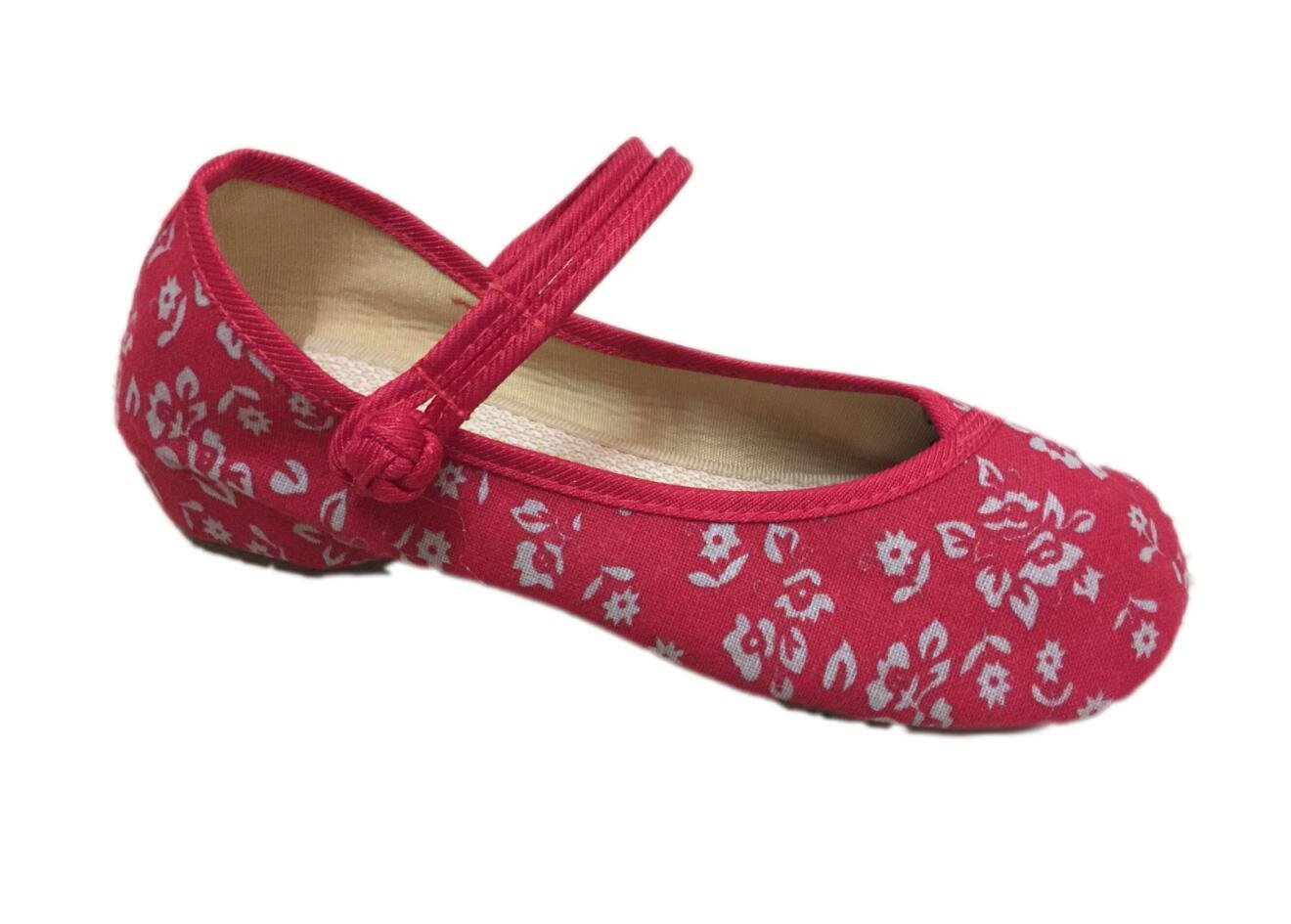 Vintage Chinese Style Women's Embroidered Mary Jane Shoes - Traditional Qipao Dress Flats for Women - Perfect for Tea Parties, Cultural Events & Asian Fashion Outfits