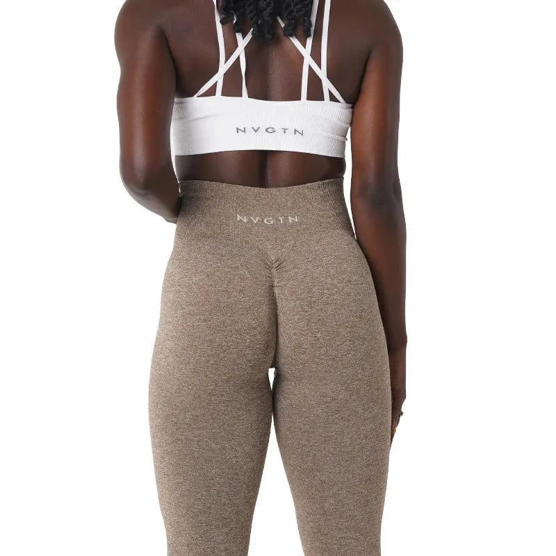 NVGTN Speckled Scrunch Seamless Leggings for Women - Soft High-Waisted Workout Tights, Yoga Pants & Gym Wear | Perfect for Fitness, Running, Pilates & Lounge Wear