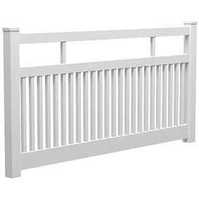Hamptons Style Semi-Privacy Fence Panel Kit - 2388 x 1200mm PVC Privacy Screen with 7-Year Warranty | Perfect for Backyard, Pool Area & Patio Privacy