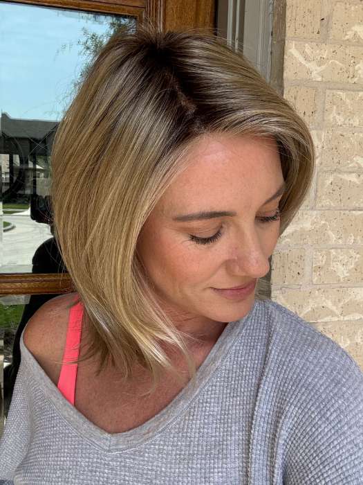 Cameron Lite Synthetic Lace Front Wig with Mono Top - Natural Looking Human Hair Wig for Women | Perfect for Daily Wear, Cosplay & Special Occasions