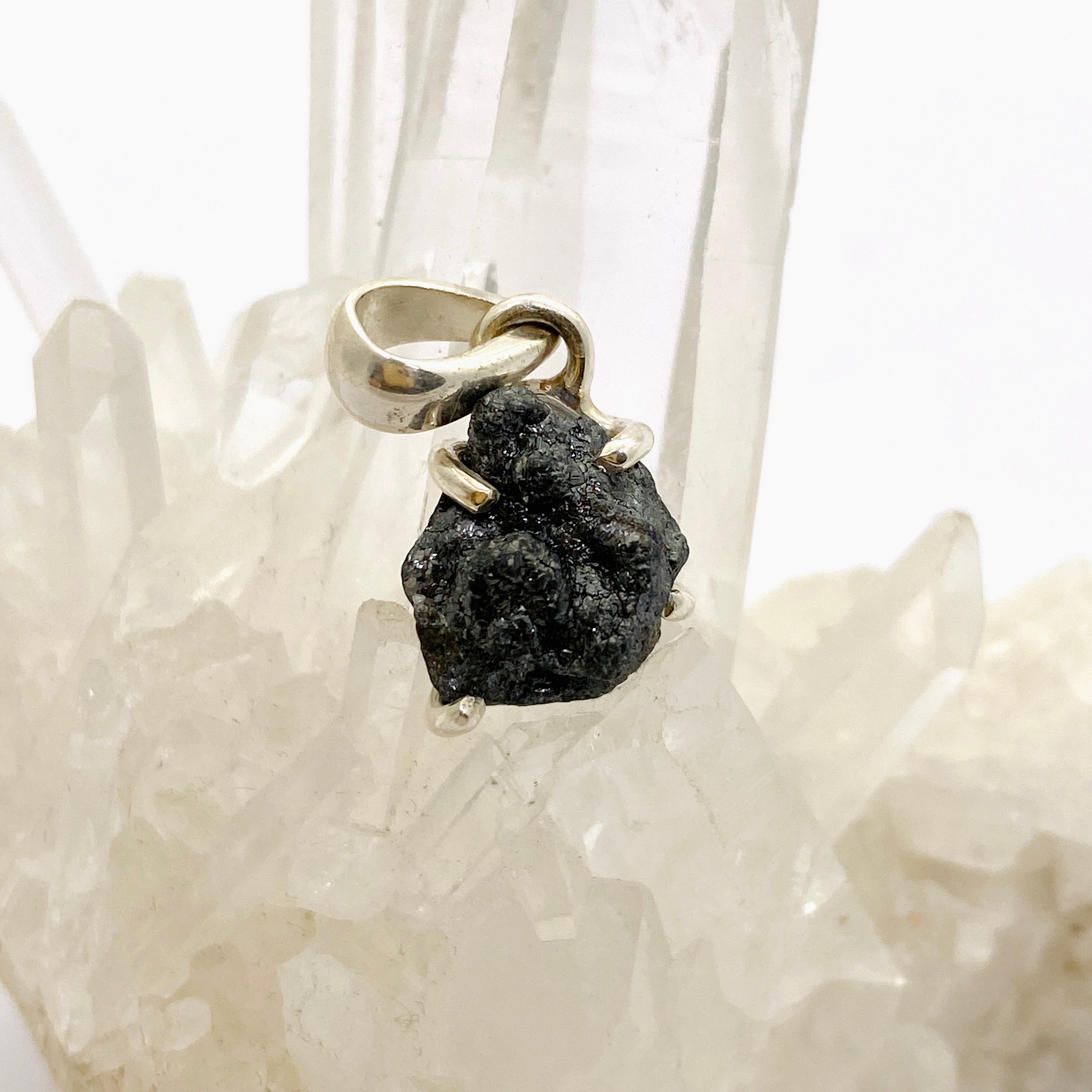 Natural Rough Diamond Freeform Raw Pendant Necklace - 925 Sterling Silver Jewelry PPGJ1039 for Boho Chic & Everyday Wear